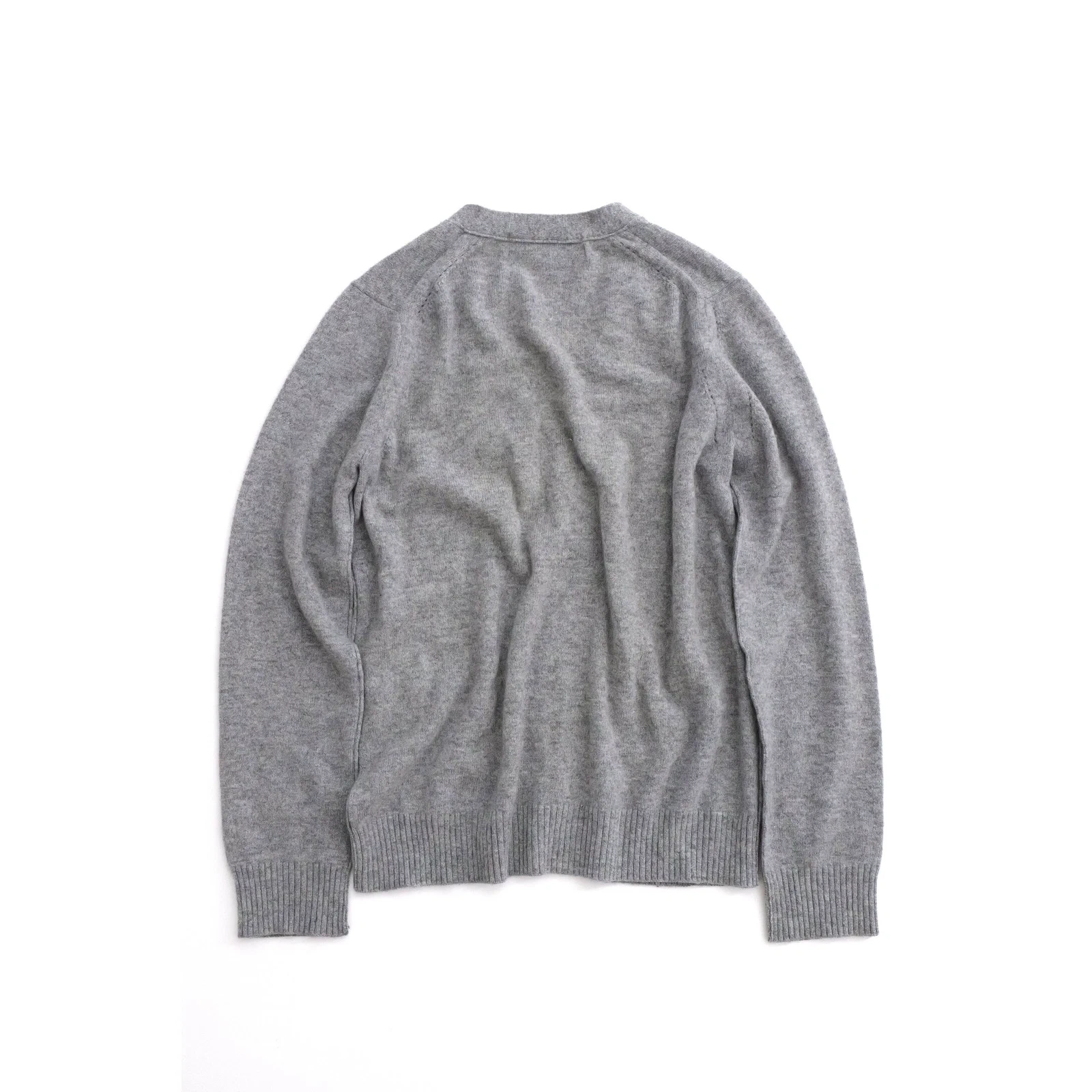 COMME DES GARÇONS Cardigan en cachemire Gris vintage, passéist — photo 12