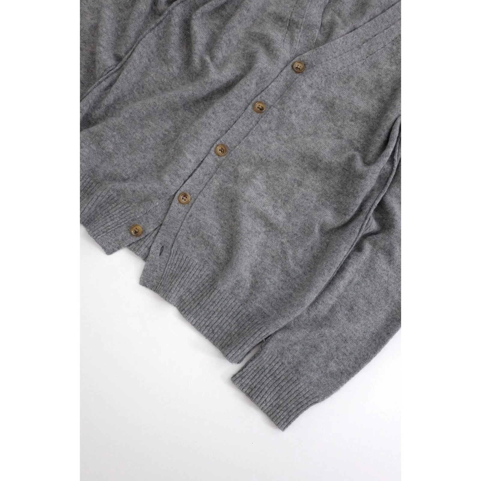 COMME DES GARÇONS Cardigan en cachemire Gris vintage, passéist — photo 3