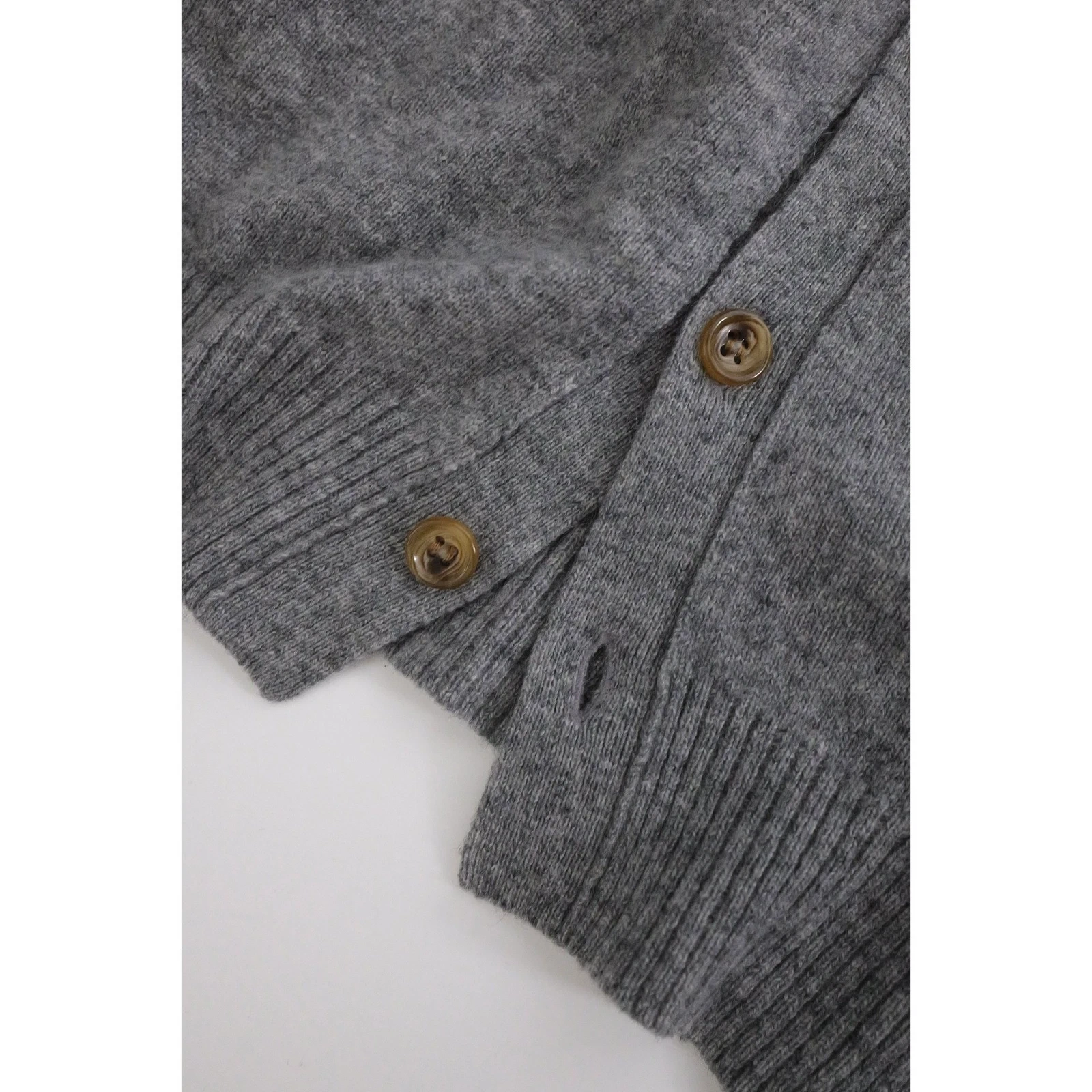 COMME DES GARÇONS Cardigan en cachemire Gris vintage, passéist — photo 6