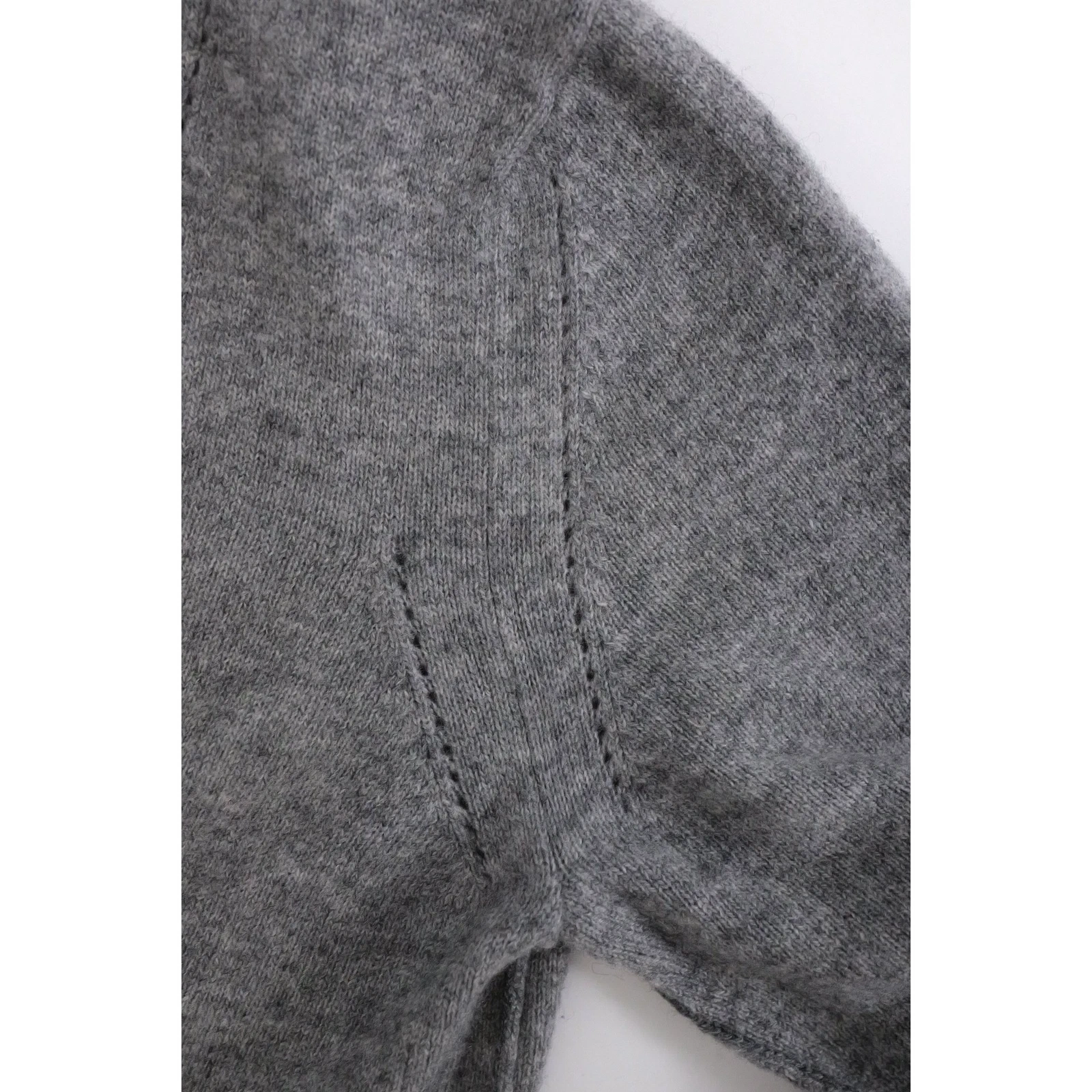 COMME DES GARÇONS Cardigan en cachemire Gris vintage, passéist — photo 7