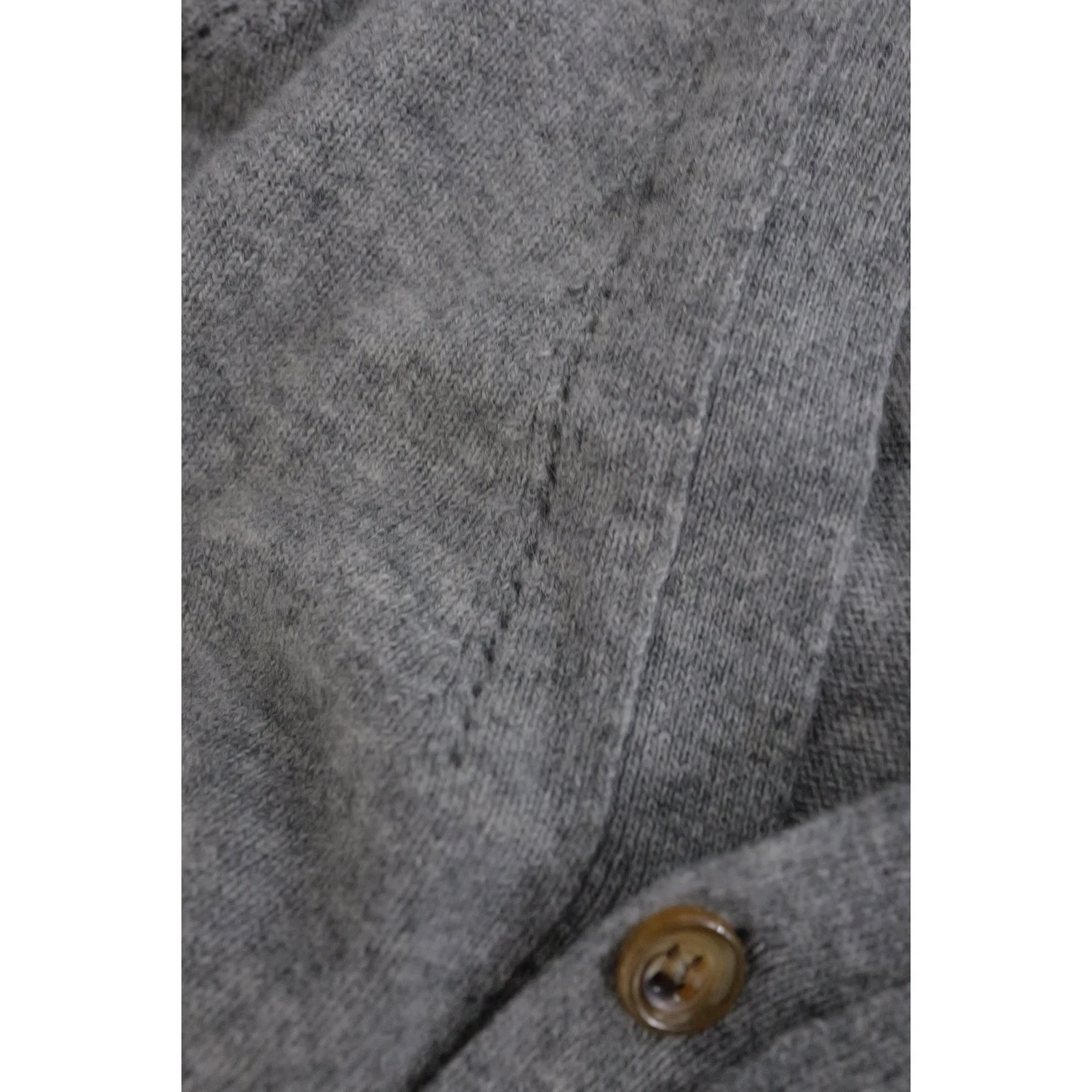 COMME DES GARÇONS Cardigan en cachemire Gris vintage, passéist — photo 8
