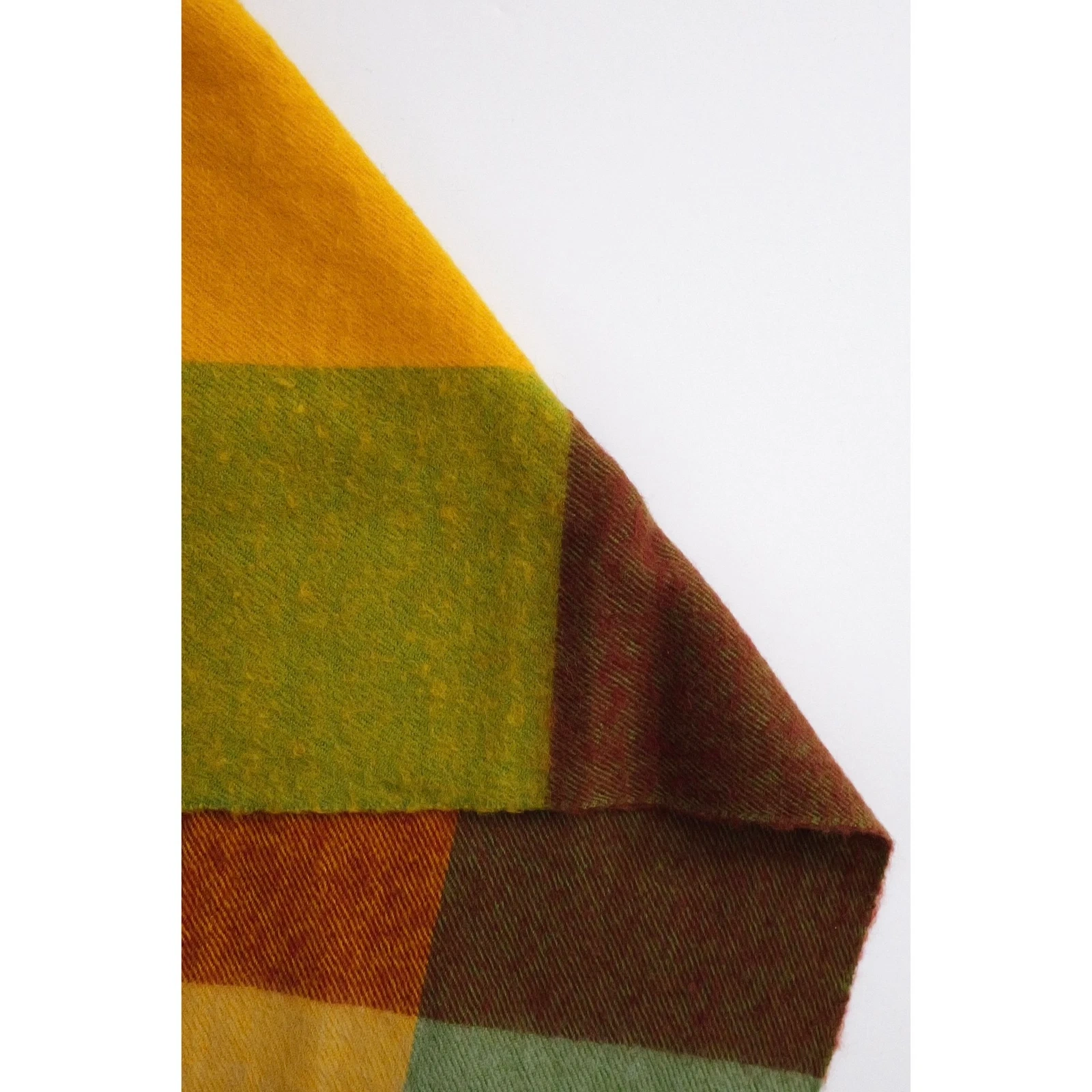 YOHJI YAMAMOTO Echarpe en laine Multicolore vintage, passéist — photo 6