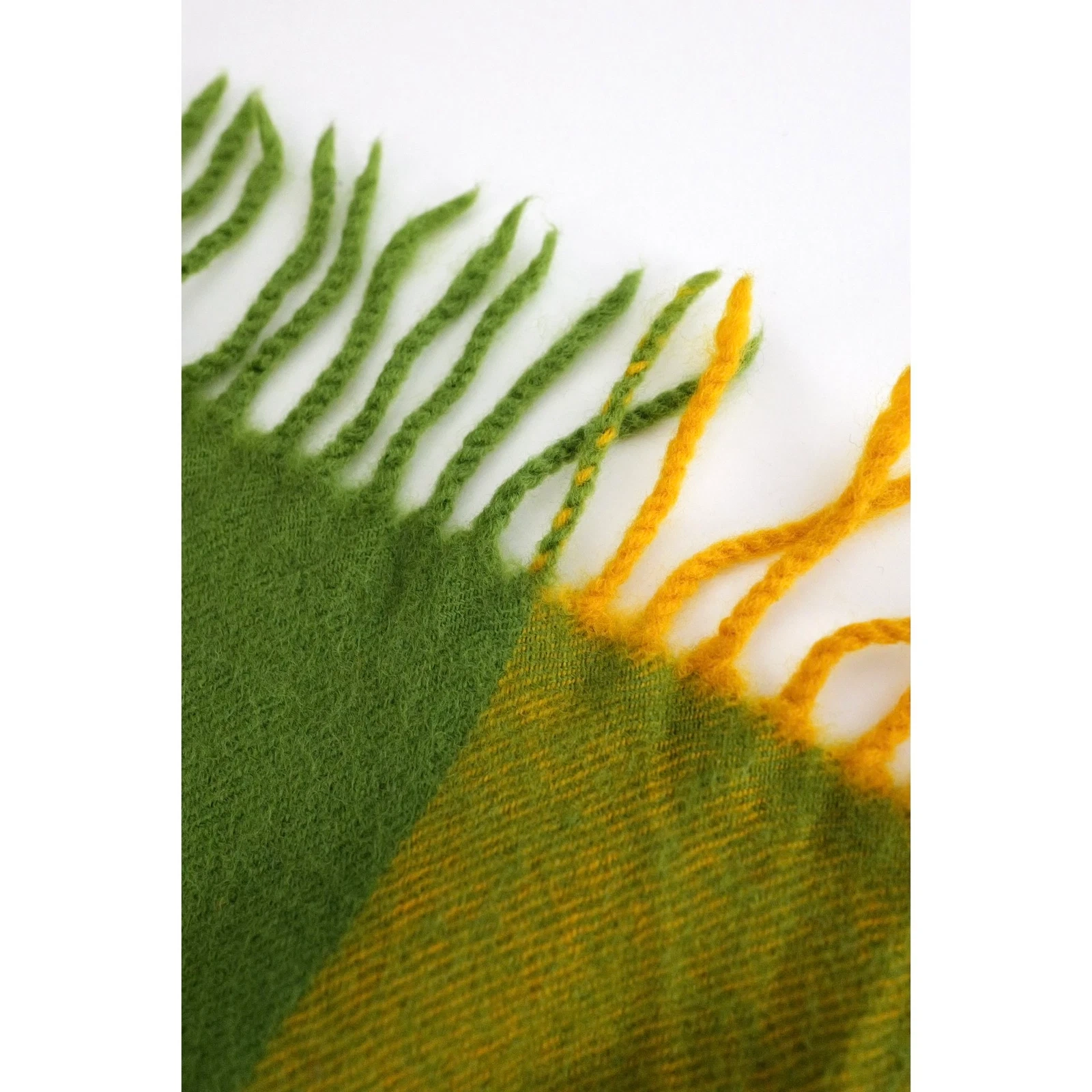 YOHJI YAMAMOTO Echarpe en laine Multicolore vintage, passéist — photo 10