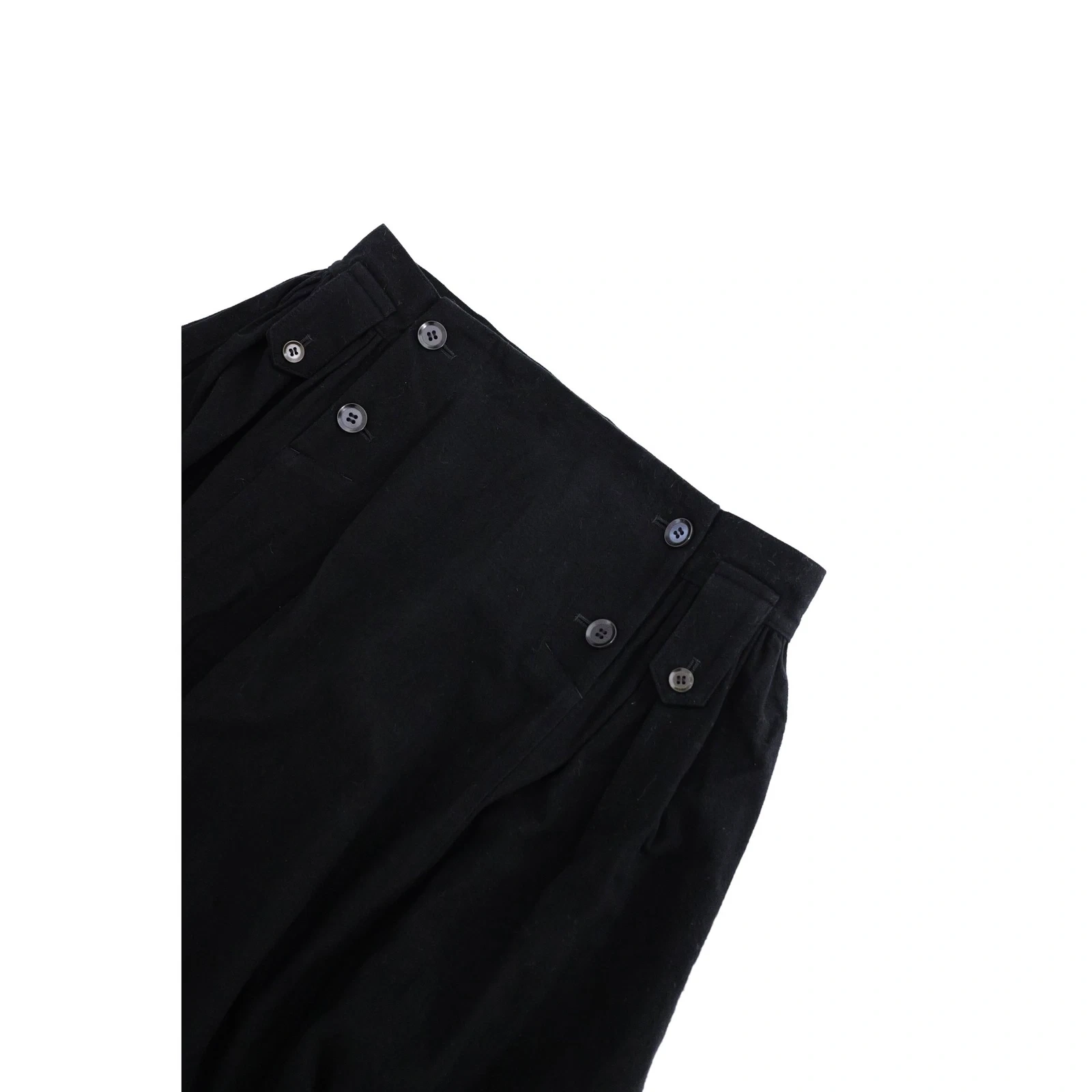 YOHJI YAMAMOTO Jupe longue Noir vintage, passéist — photo 2