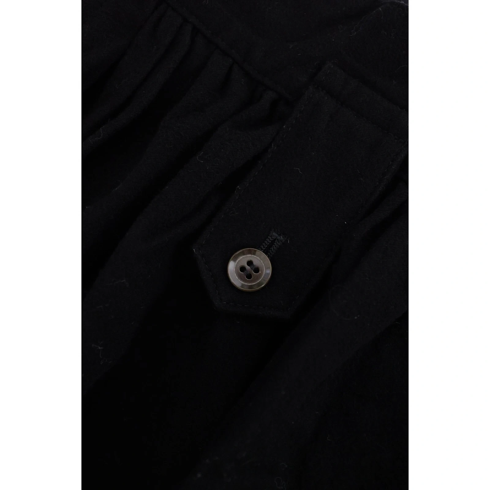 YOHJI YAMAMOTO Jupe longue Noir vintage, passéist — photo 13