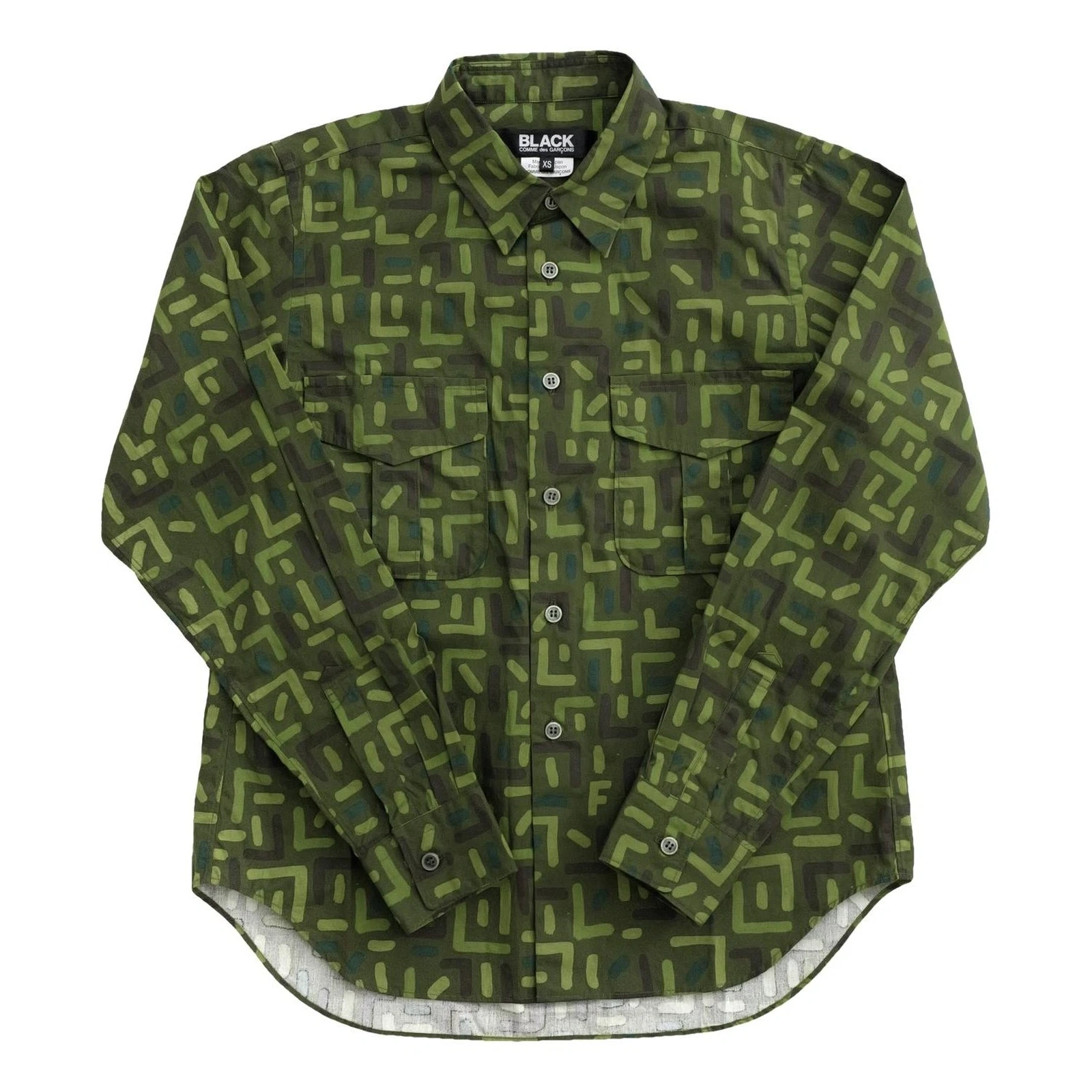 COMME DES GARÇONS Chemise Kaki vintage, passéist — photo 1