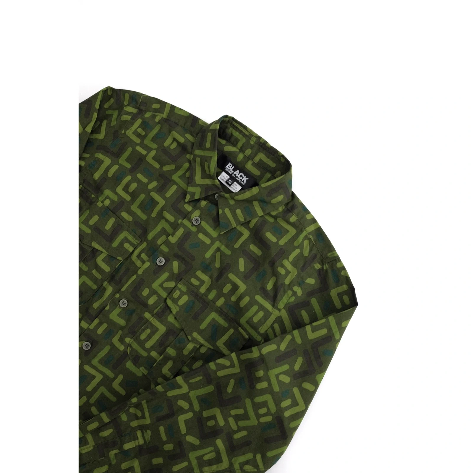 COMME DES GARÇONS Chemise Kaki vintage, passéist — photo 2
