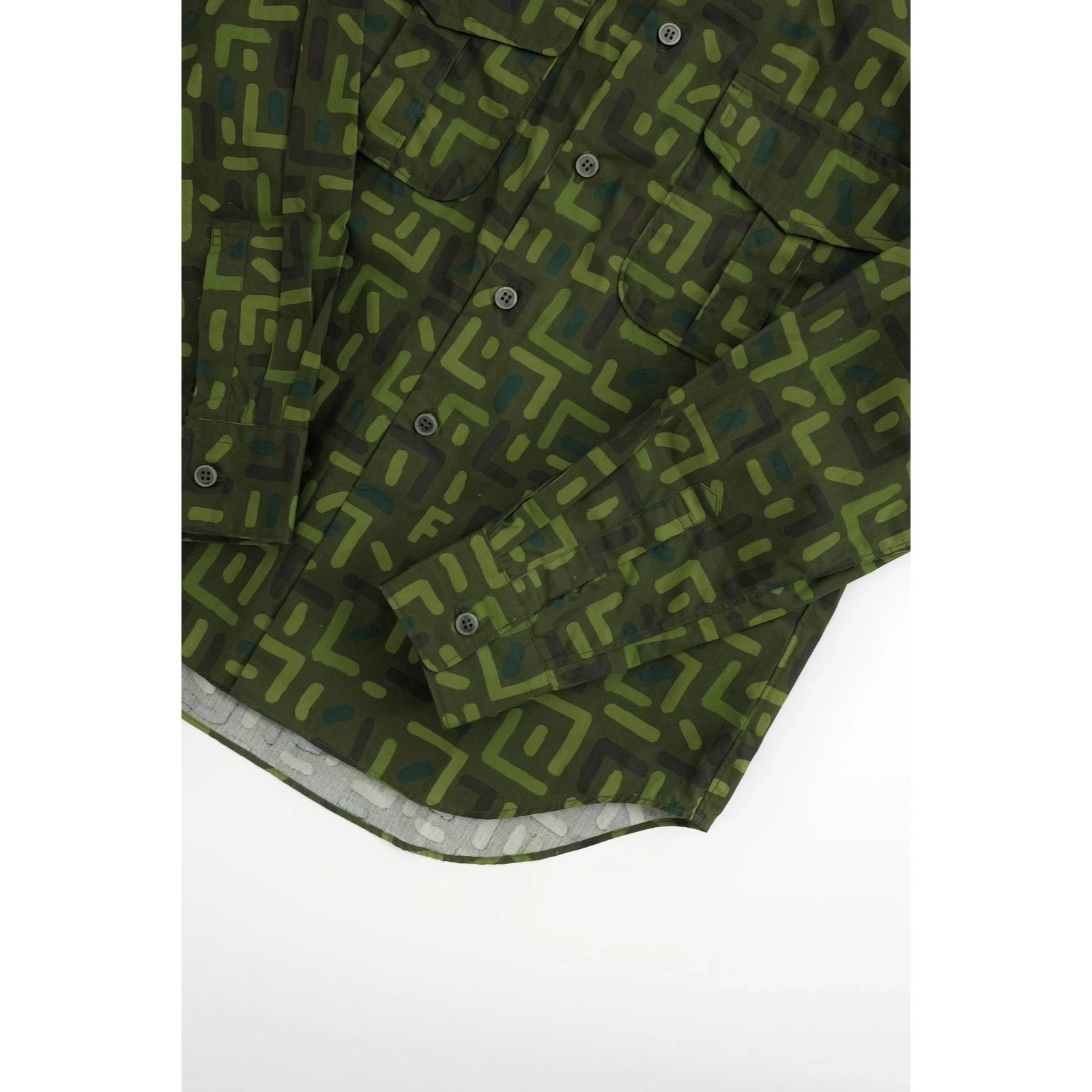 COMME DES GARÇONS Chemise Kaki vintage, passéist — photo 3