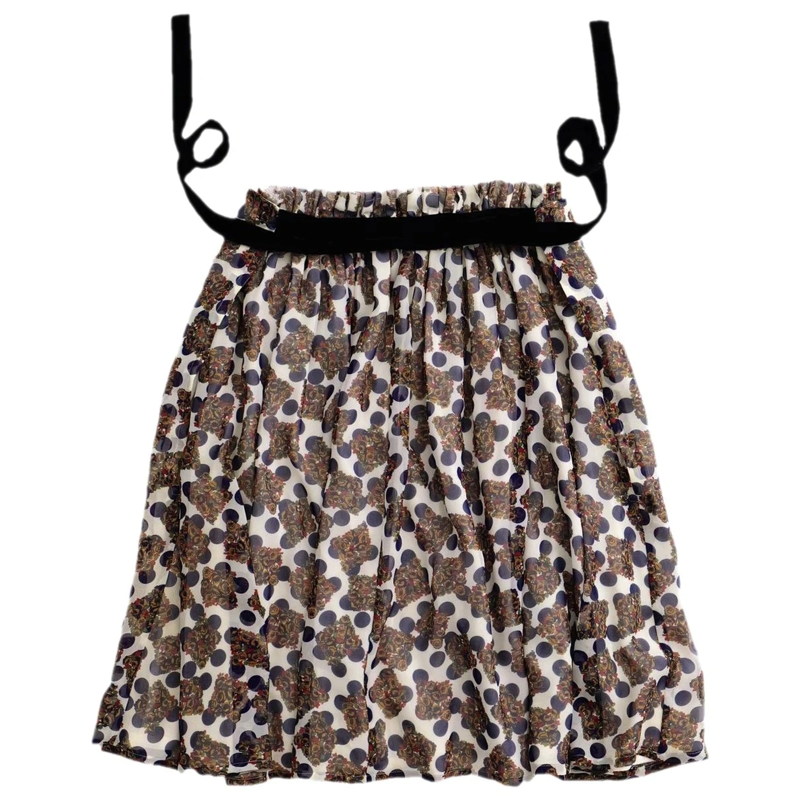 COMME DES GARÇONS Mini jupe Noir vintage, passéist — photo 1