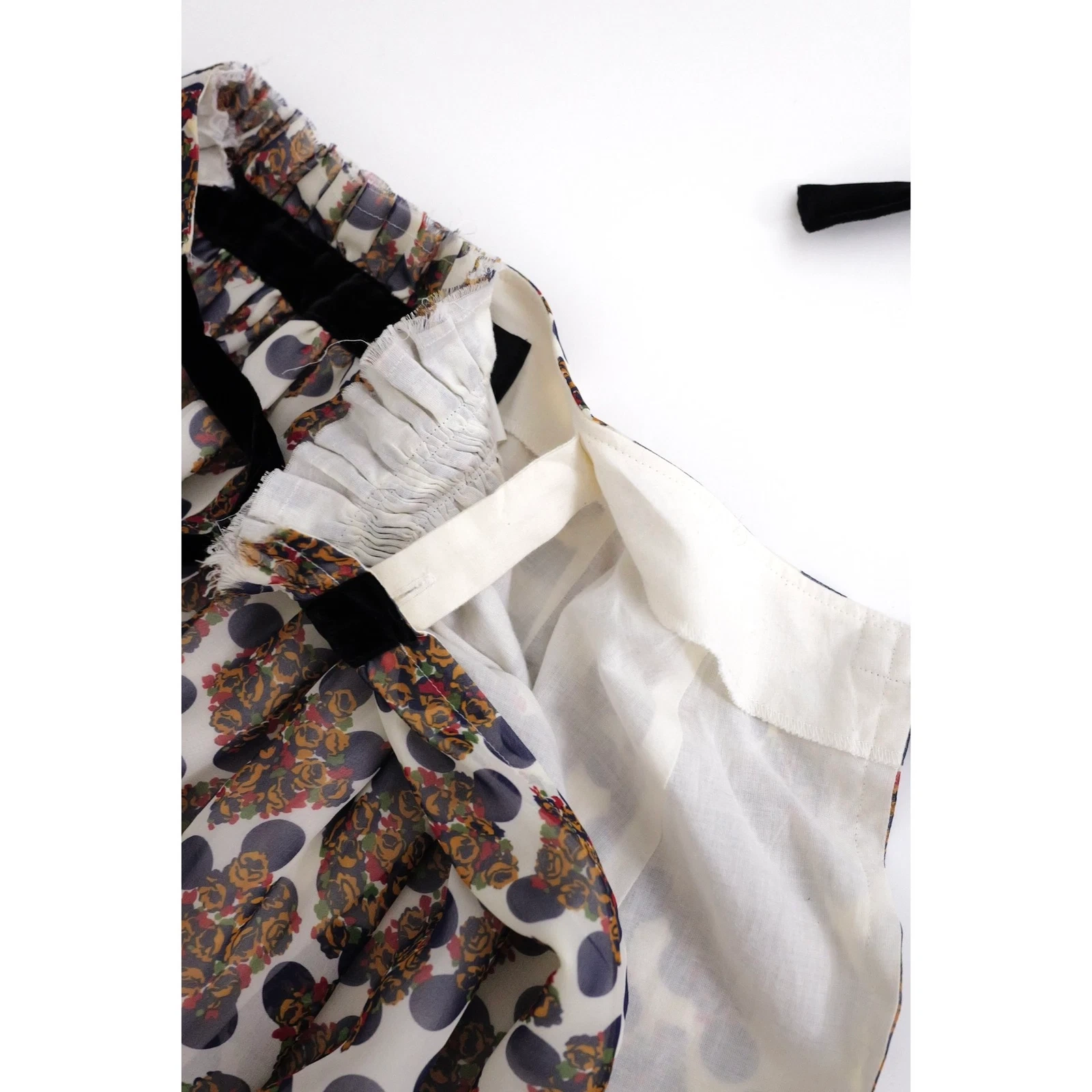 COMME DES GARÇONS Mini jupe Noir vintage, passéist — photo 6