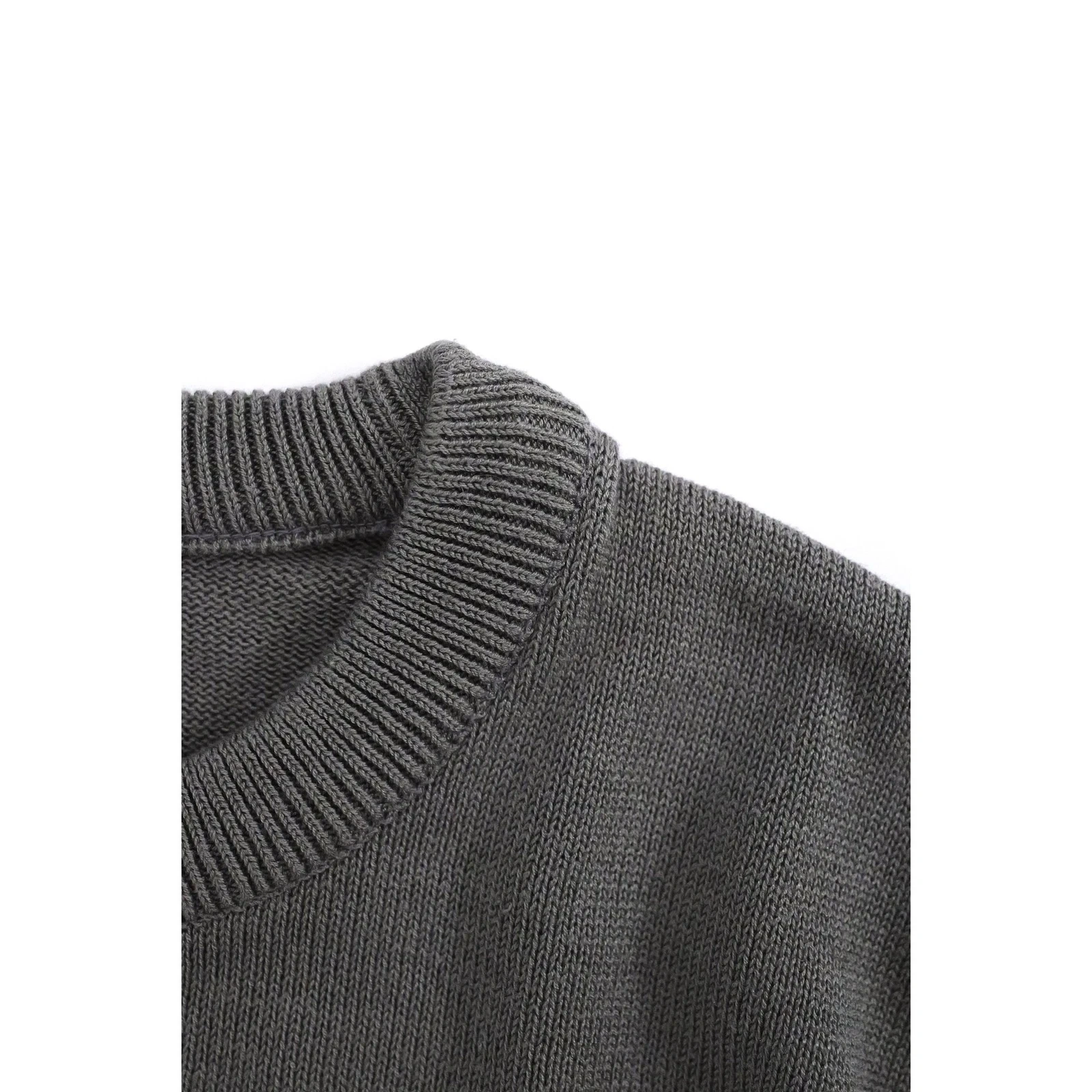 JUNKO KOSHINO Sweat Anthracite vintage, passéist — photo 5