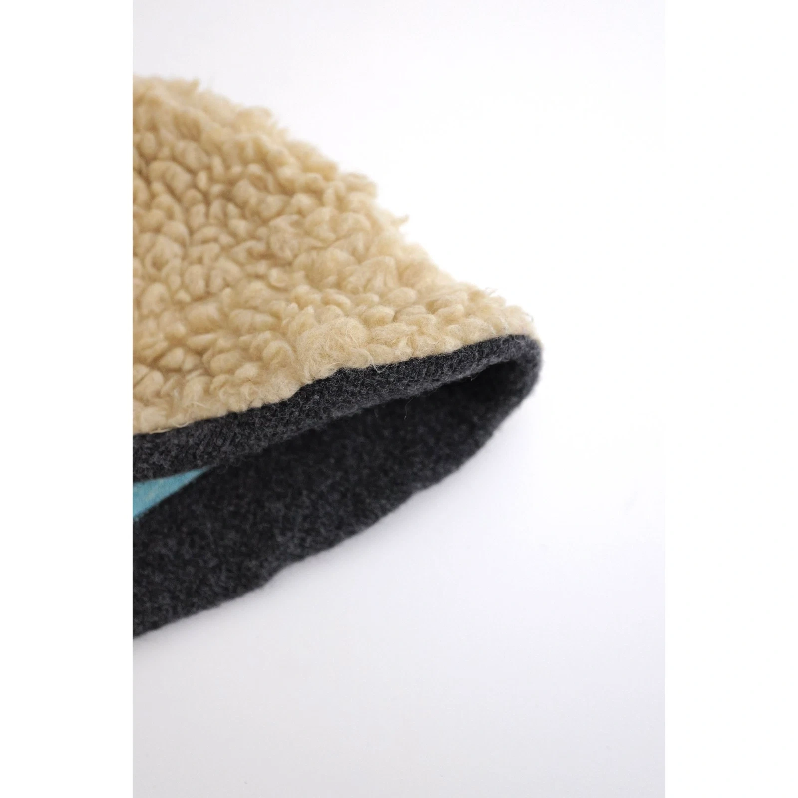 45RPM Beret en laine Beige vintage, passéist — photo 4