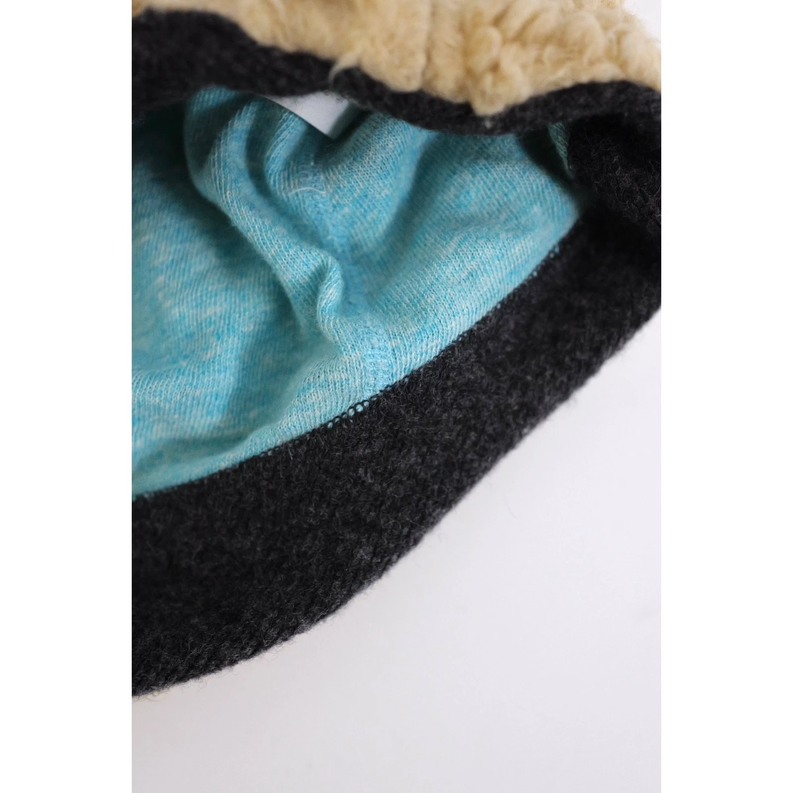 45RPM Beret en laine Beige vintage, passéist — photo 9