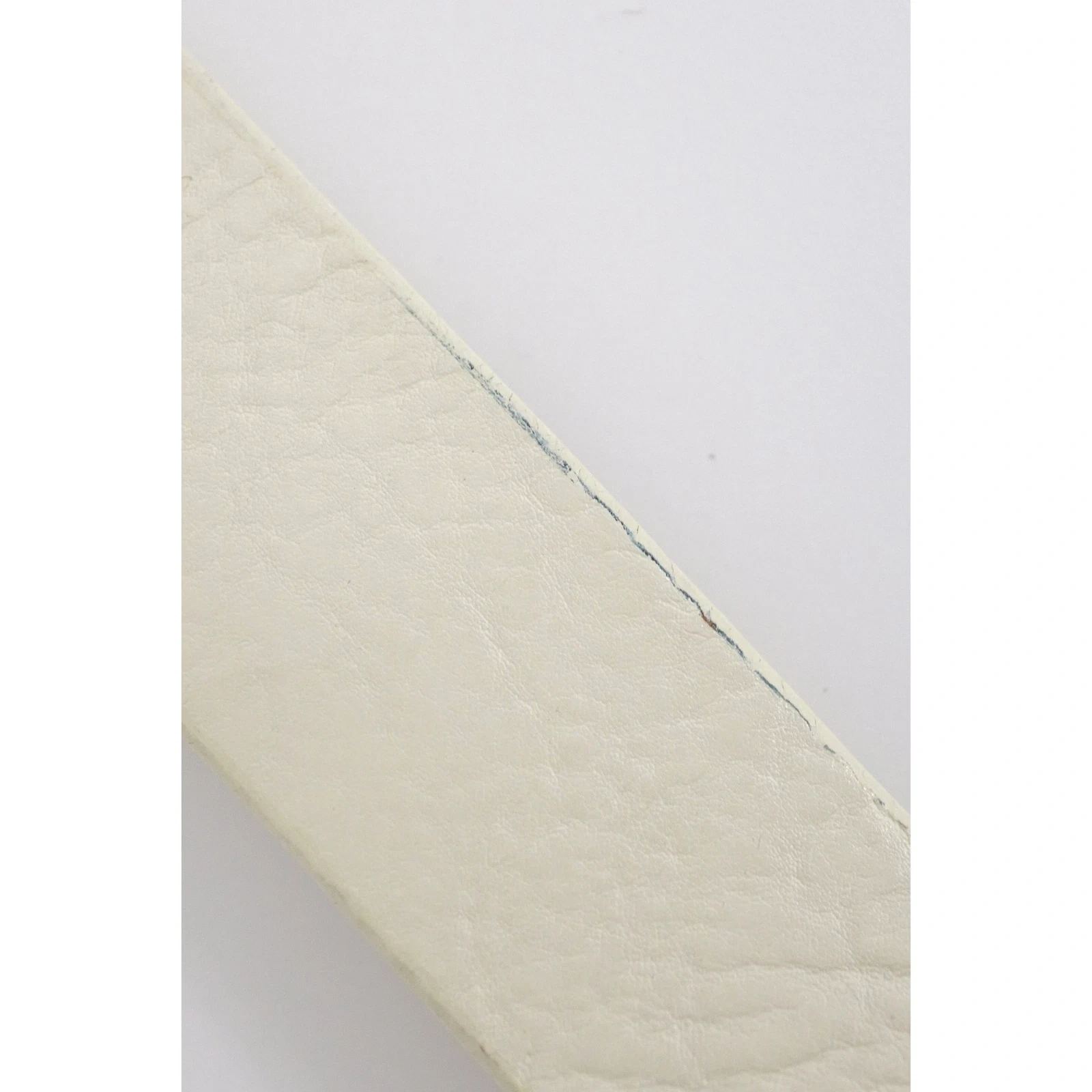 45RPM Ceinture en cuir Beige vintage, passéist — photo 6
