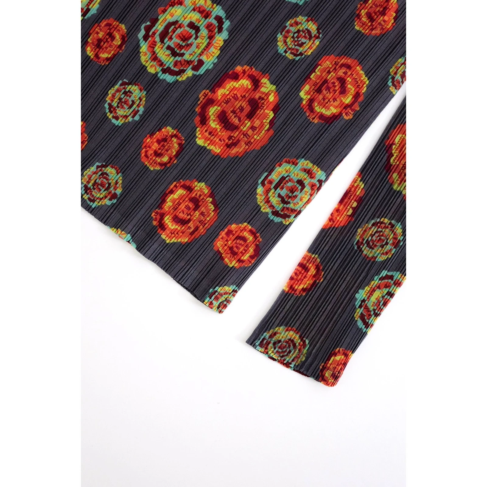 ISSEY MIYAKE Blouse Multicolore vintage, passéist — photo 11