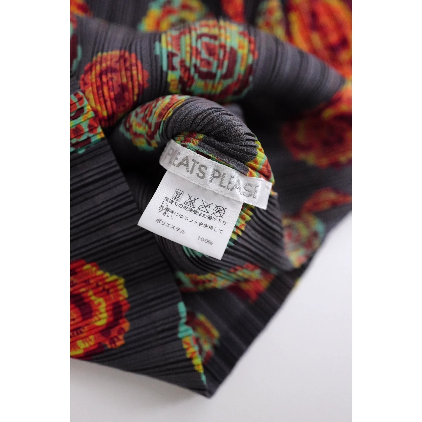 ISSEY MIYAKE Blouse Multicolore vintage, passéist — photo 7