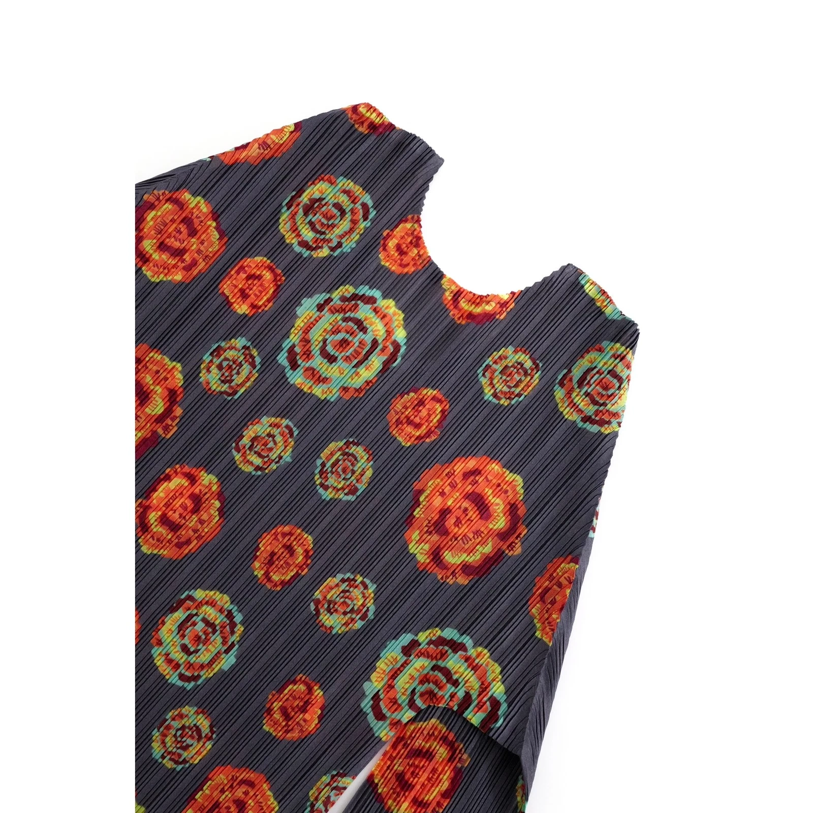 ISSEY MIYAKE Blouse Multicolore vintage, passéist — photo 10