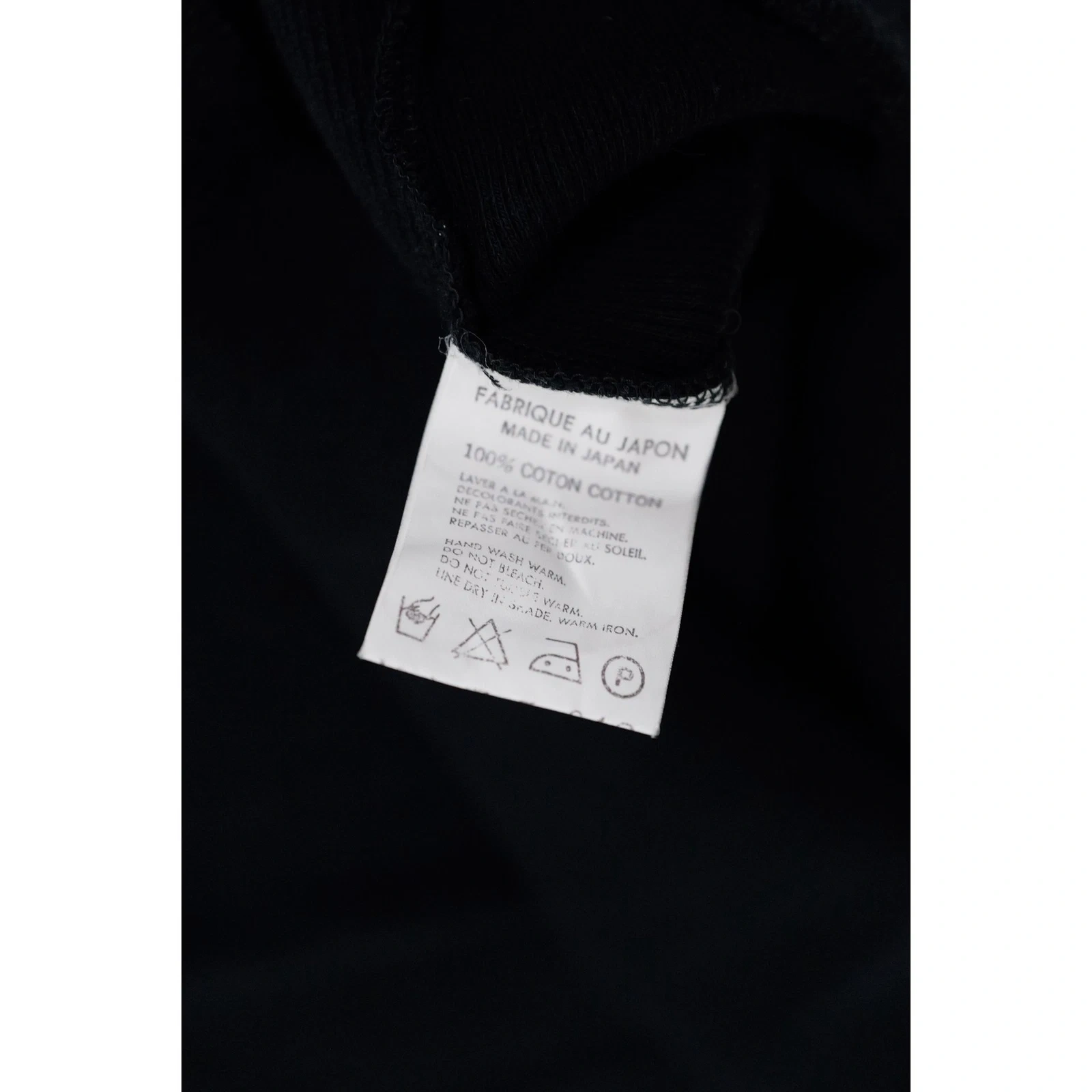 YOHJI YAMAMOTO Tee shirt Noir vintage, passéist — photo 9