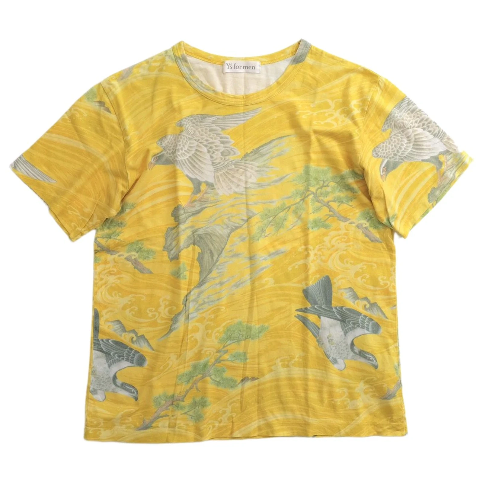YOHJI YAMAMOTO Tee shirt Jaune vintage, passéist — photo 1
