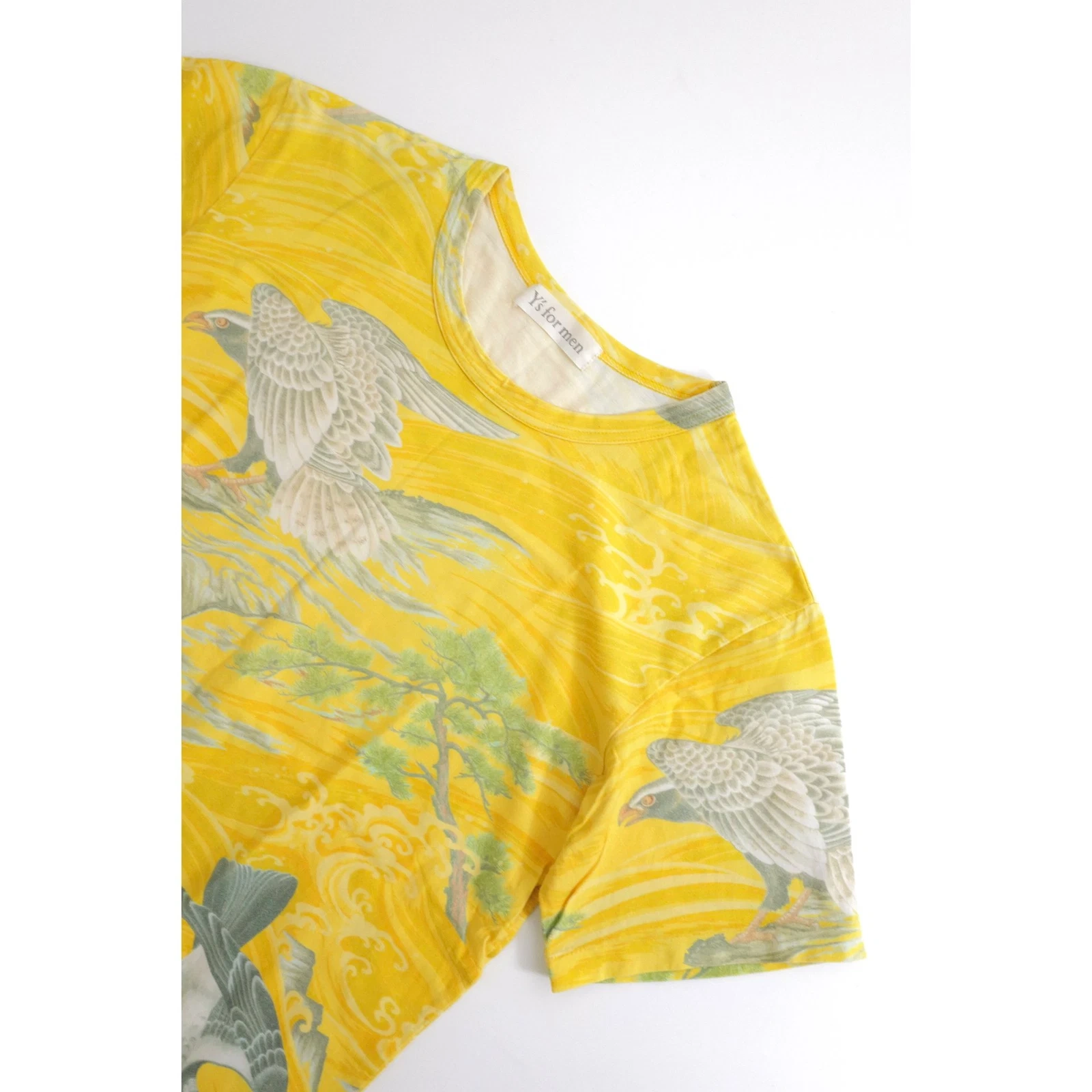 YOHJI YAMAMOTO Tee shirt Jaune vintage, passéist — photo 2