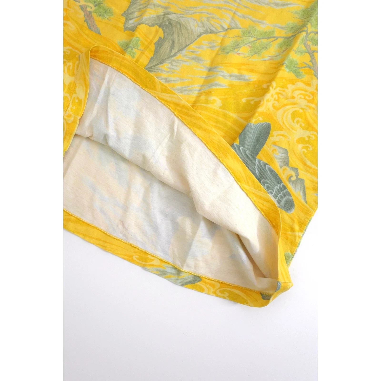 YOHJI YAMAMOTO Tee shirt Jaune vintage, passéist — photo 12