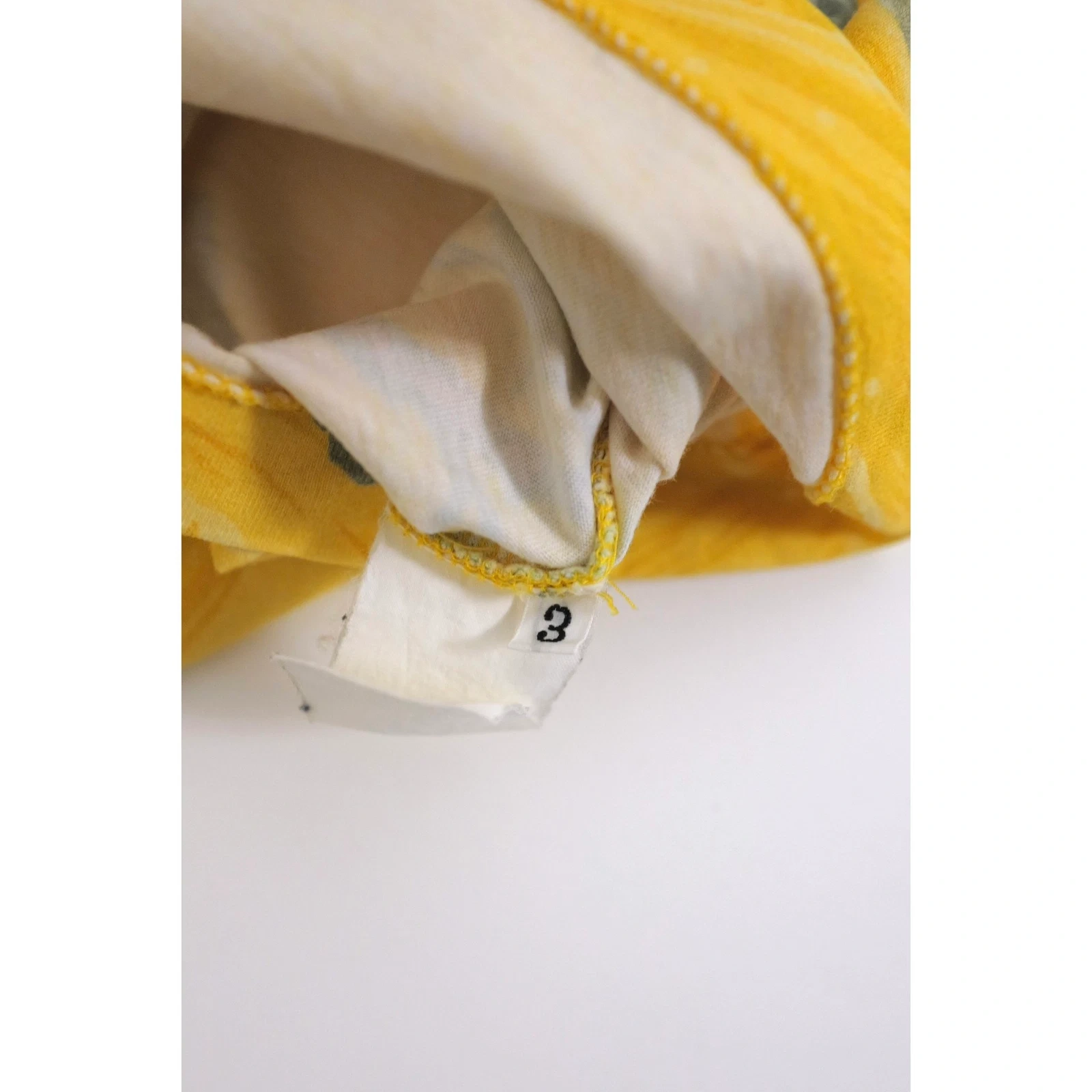 YOHJI YAMAMOTO Tee shirt Jaune vintage, passéist — photo 13