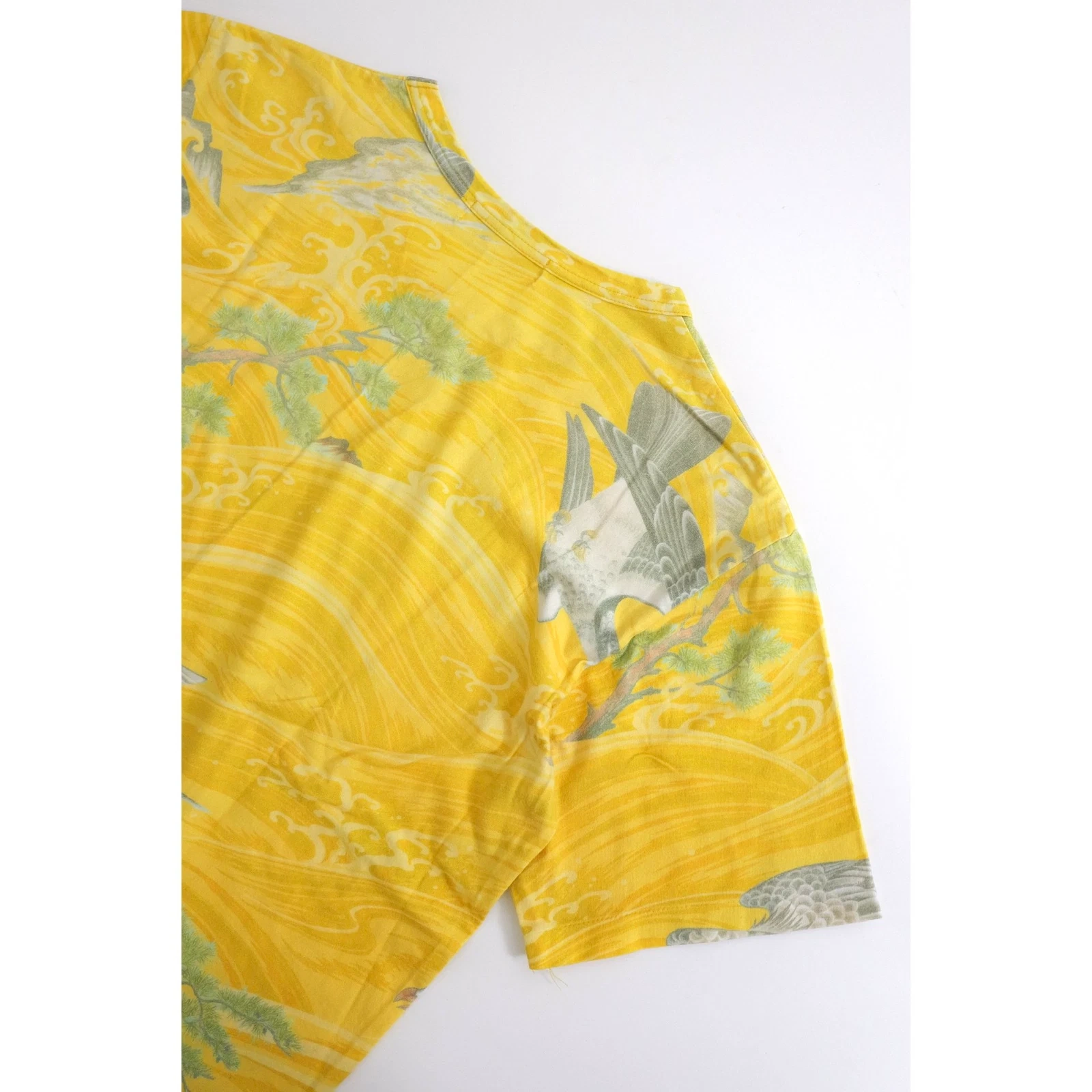YOHJI YAMAMOTO Tee shirt Jaune vintage, passéist — photo 15