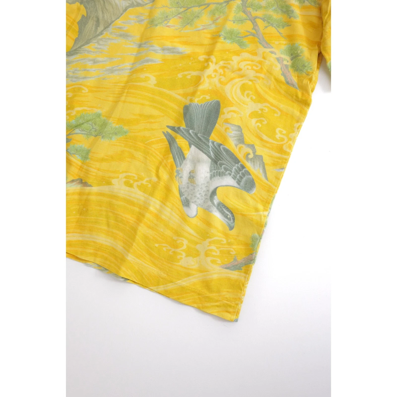 YOHJI YAMAMOTO Tee shirt Jaune vintage, passéist — photo 3