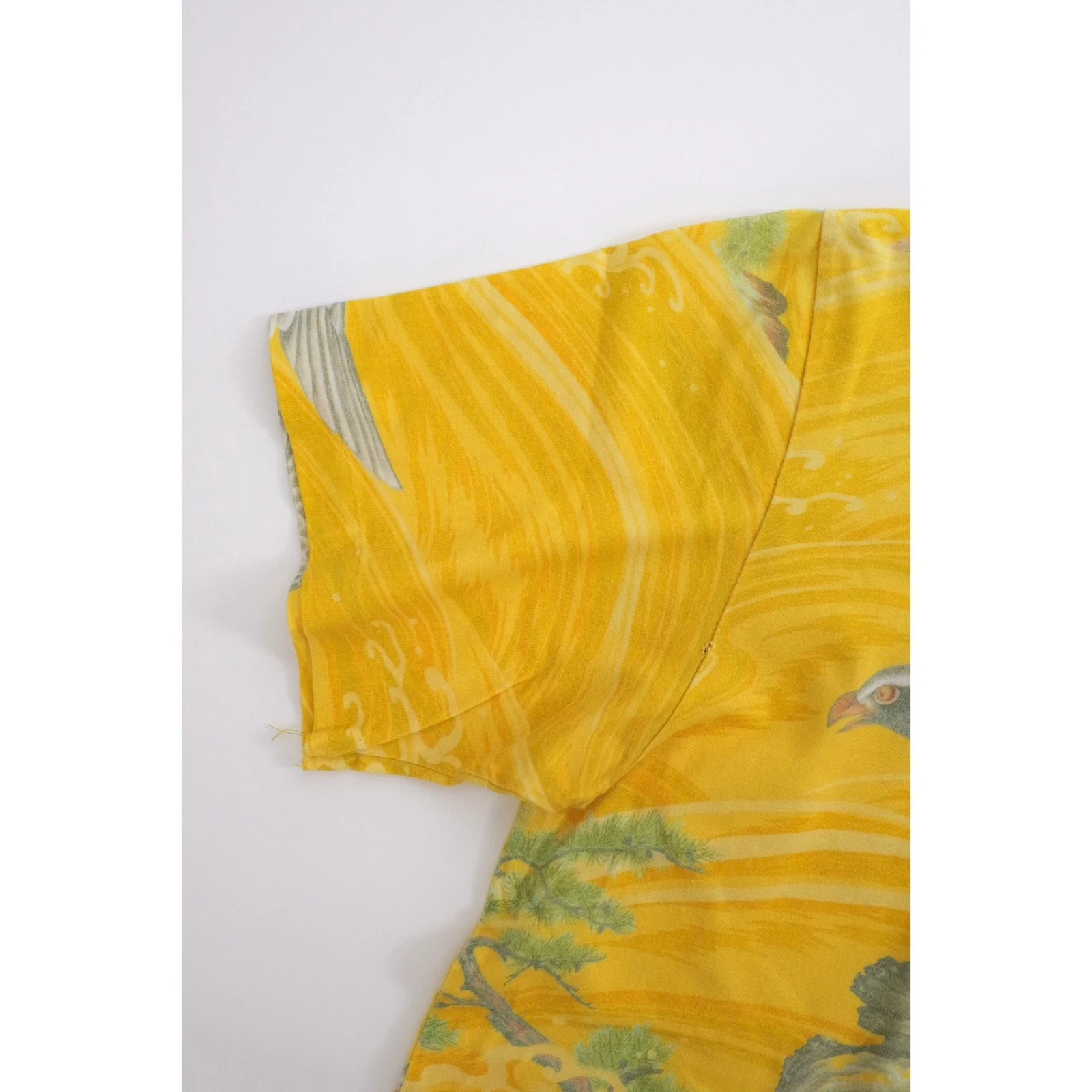 YOHJI YAMAMOTO Tee shirt Jaune vintage, passéist — photo 9