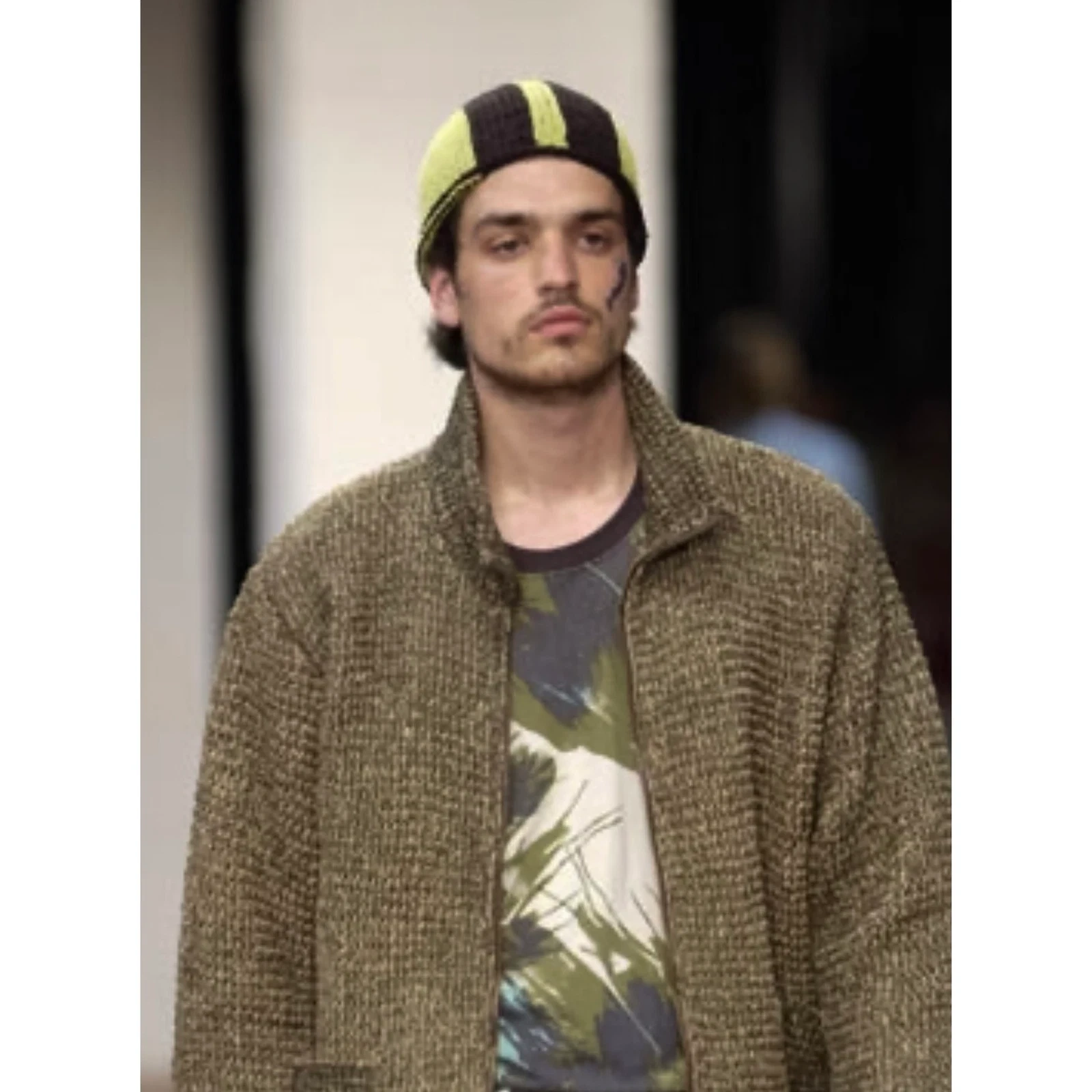 ISSEY MIYAKE Chapeau / bonnet Marine vintage, passéist — photo 10