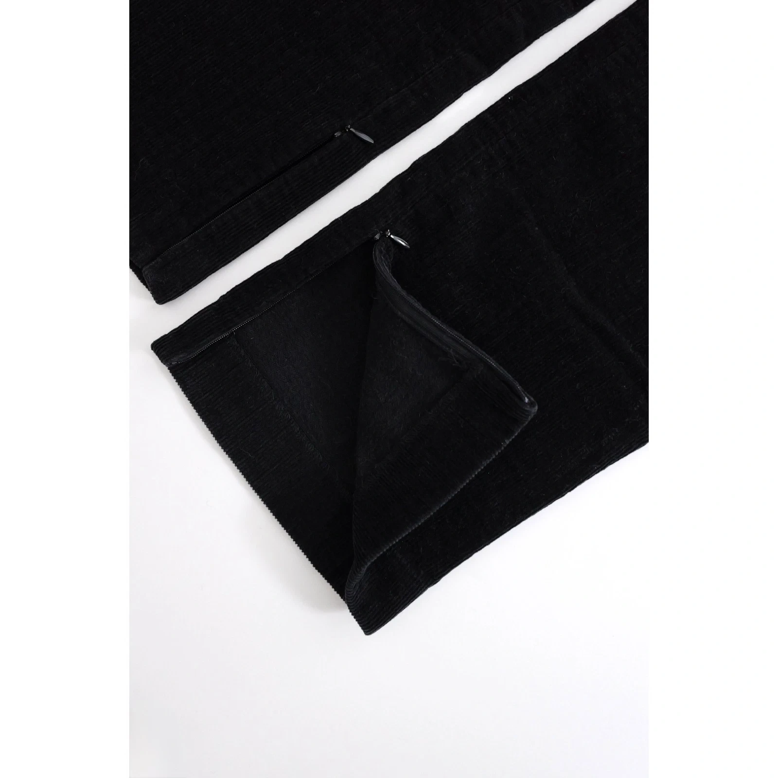 YOHJI YAMAMOTO Pantalon chino Noir vintage, passéist — photo 4
