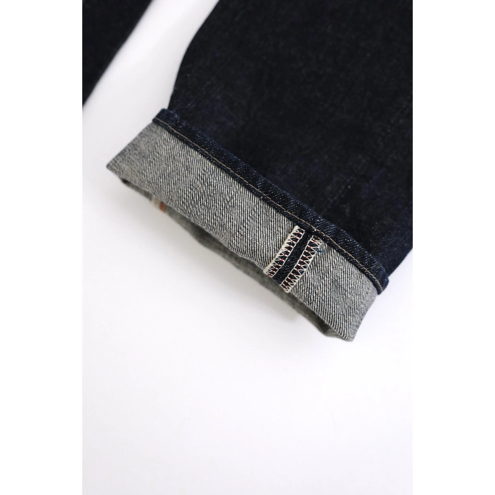 45RPM Jean slim Marine vintage, passéist — photo 11