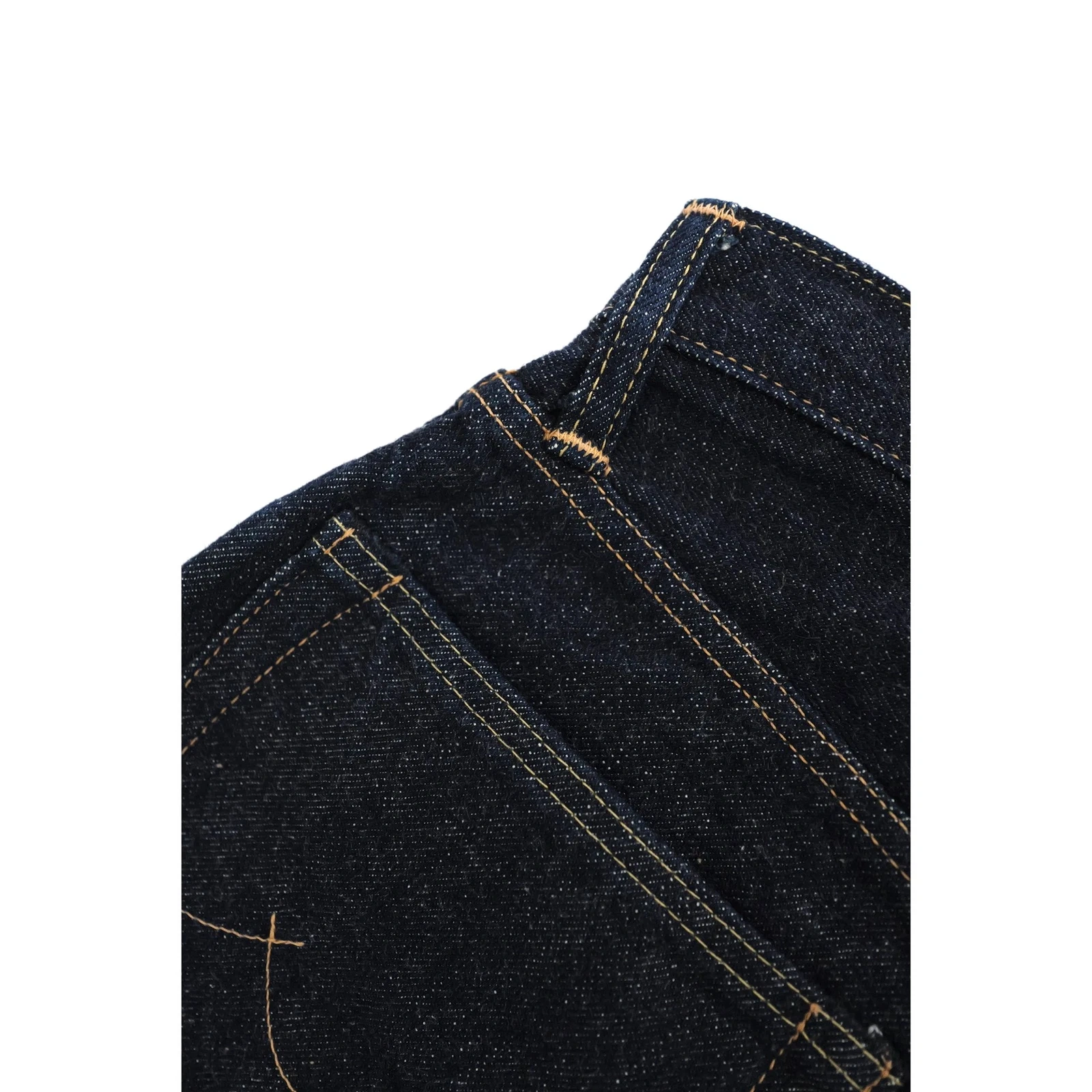 45RPM Jean slim Marine vintage, passéist — photo 15