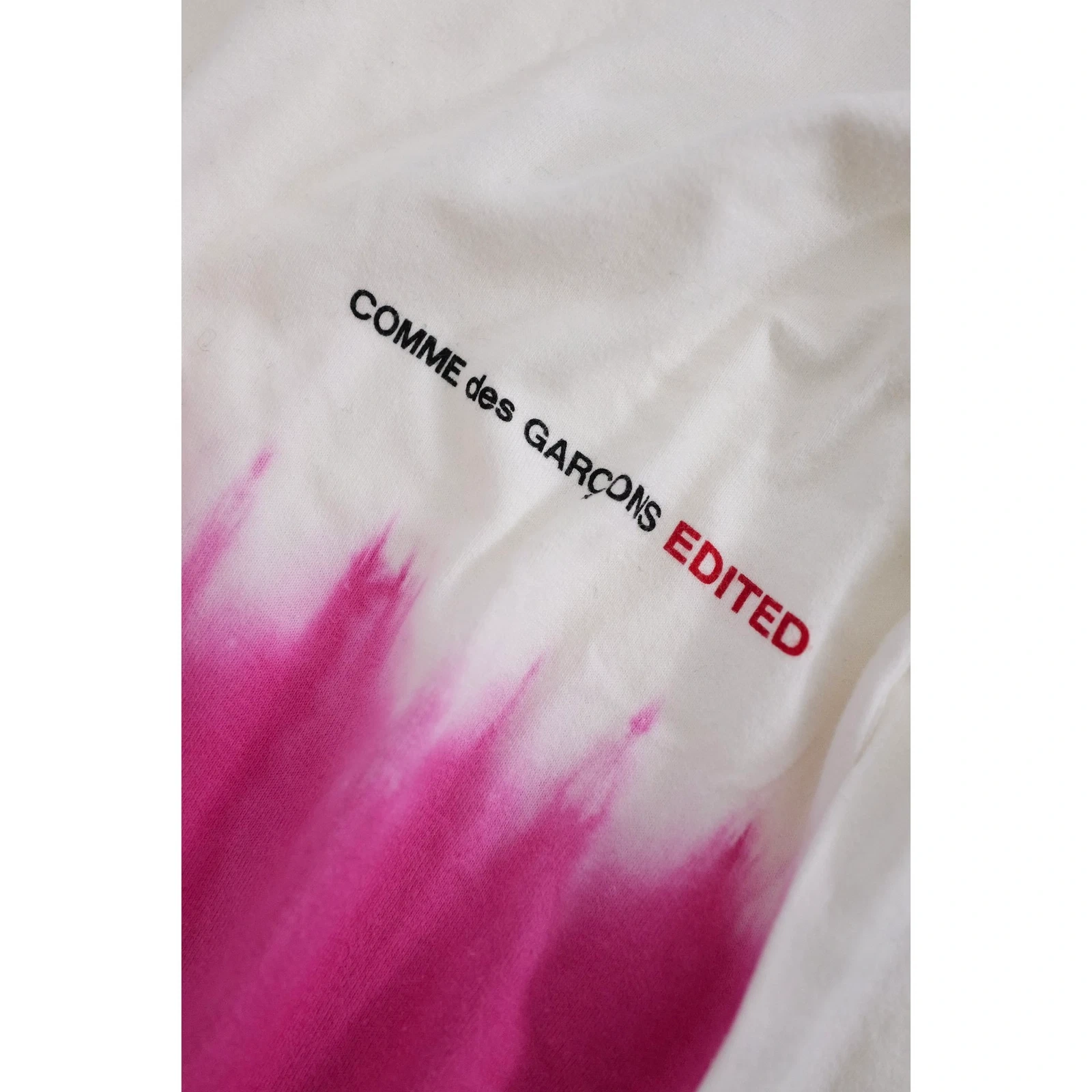COMME DES GARÇONS Tee shirt Rose vintage, passéist — photo 4