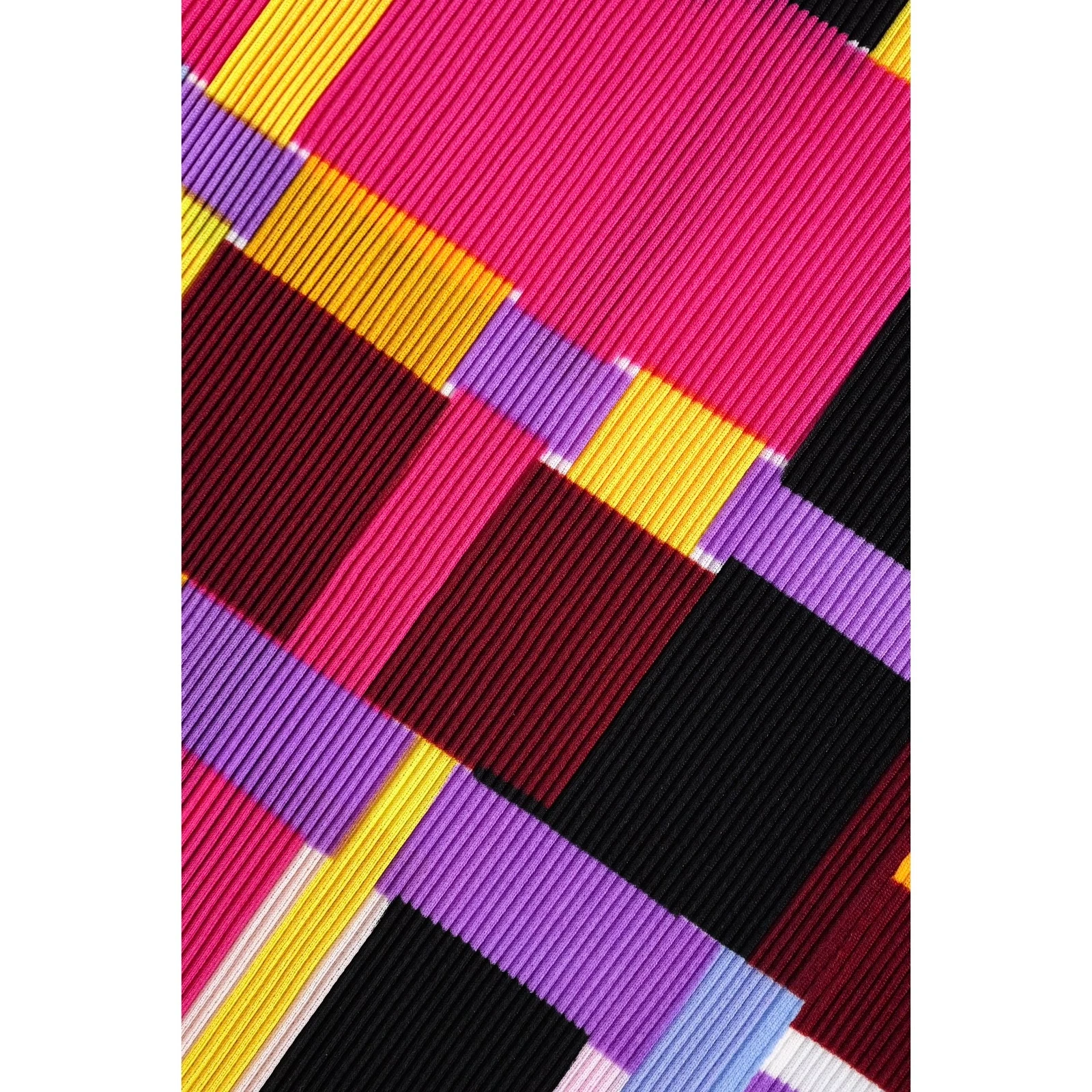 ISSEY MIYAKE Polo Multicolore vintage, passéist — photo 11