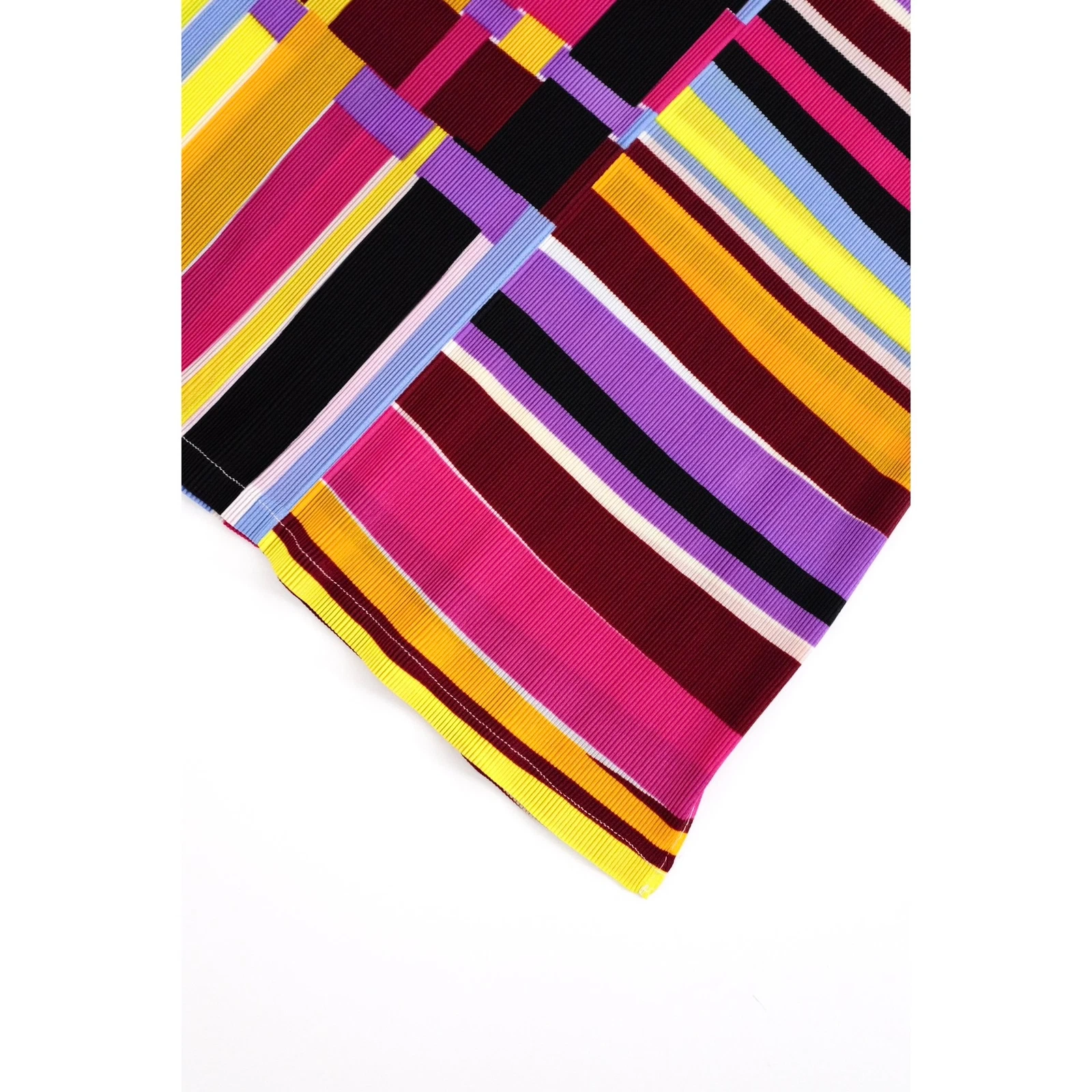 ISSEY MIYAKE Polo Multicolore vintage, passéist — photo 3