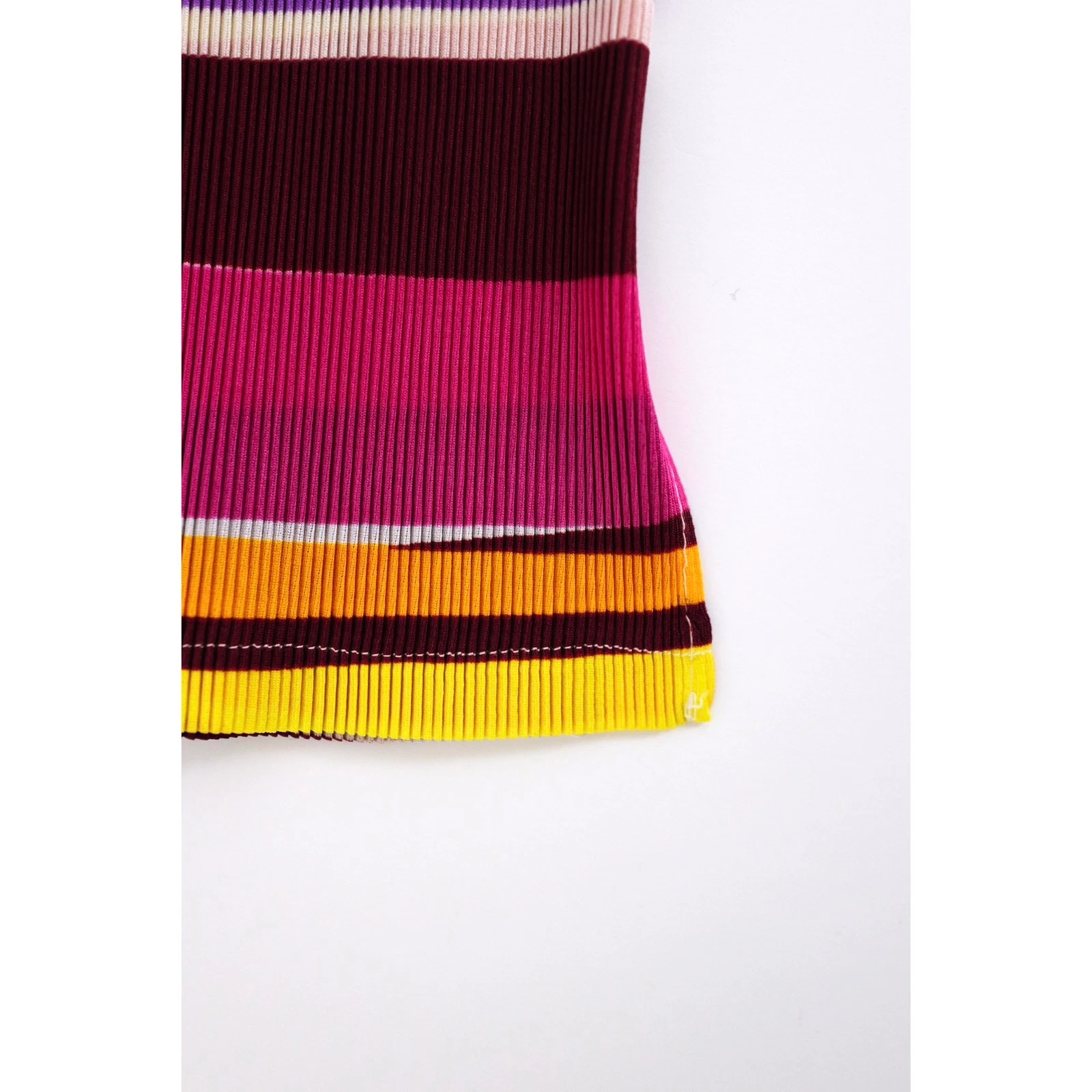 ISSEY MIYAKE Polo Multicolore vintage, passéist — photo 9