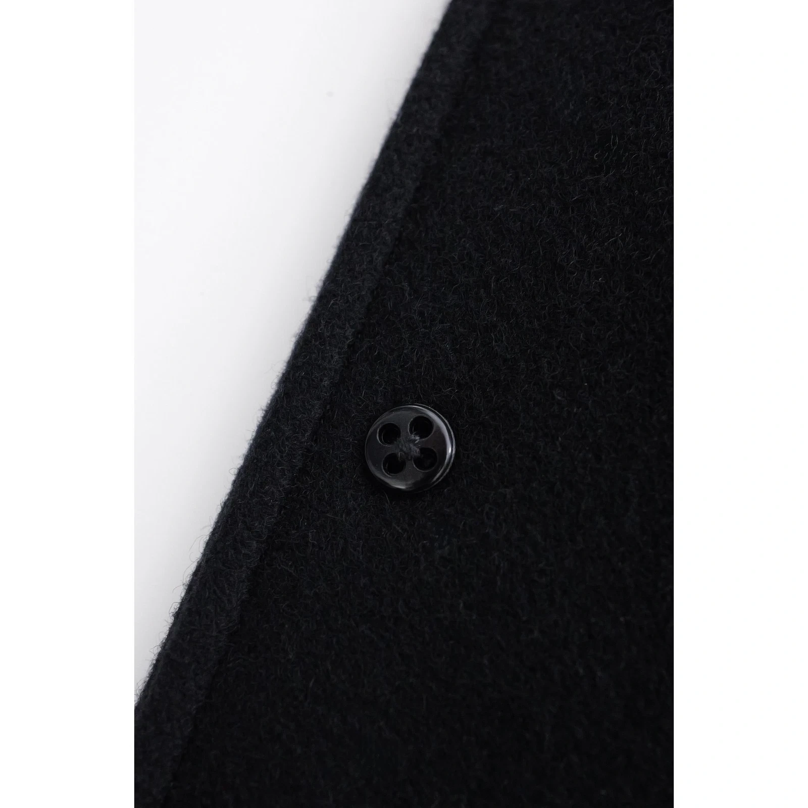 YOHJI YAMAMOTO Blouson en laine Noir vintage, passéist — photo 11