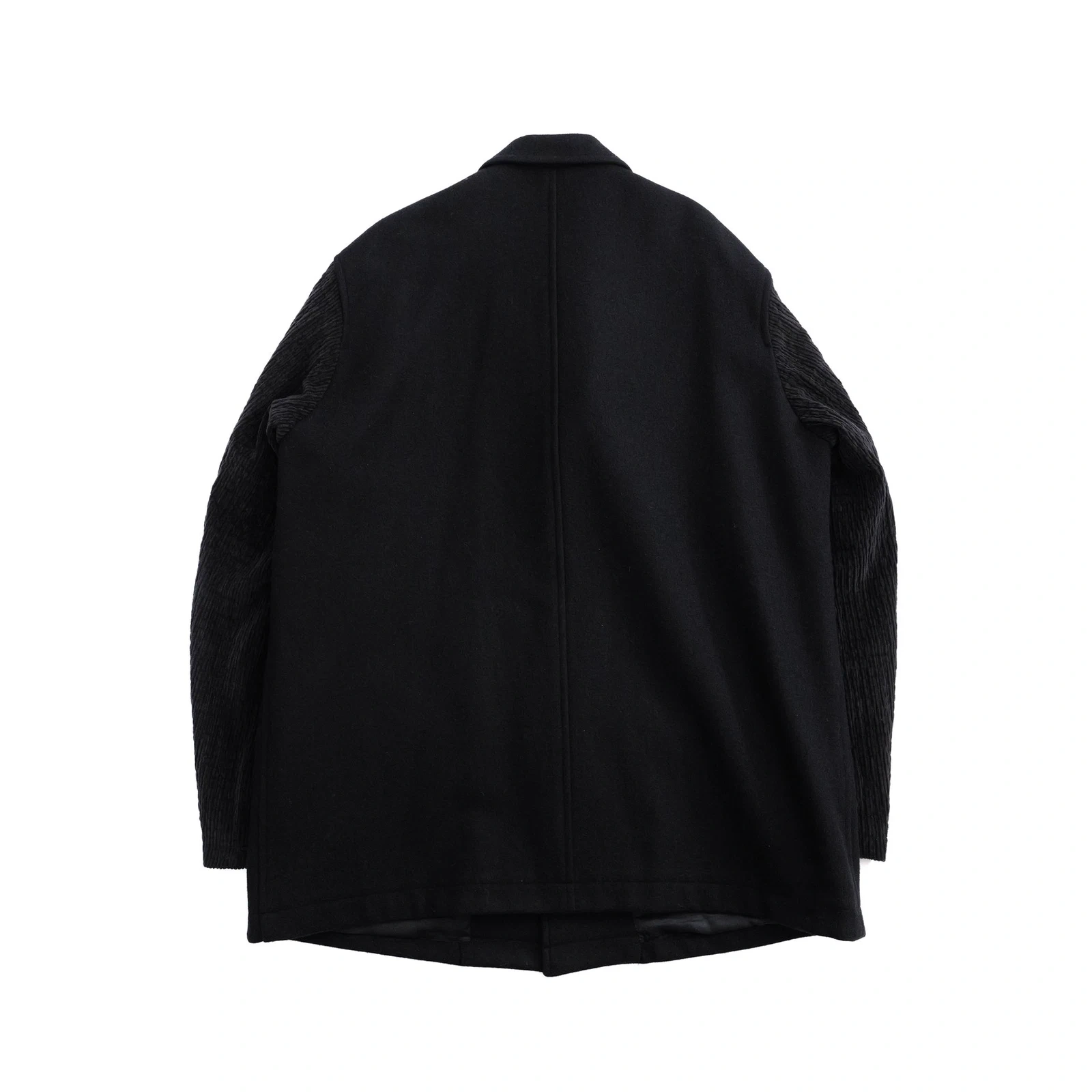 YOHJI YAMAMOTO Blouson en laine Noir vintage, passéist — photo 14