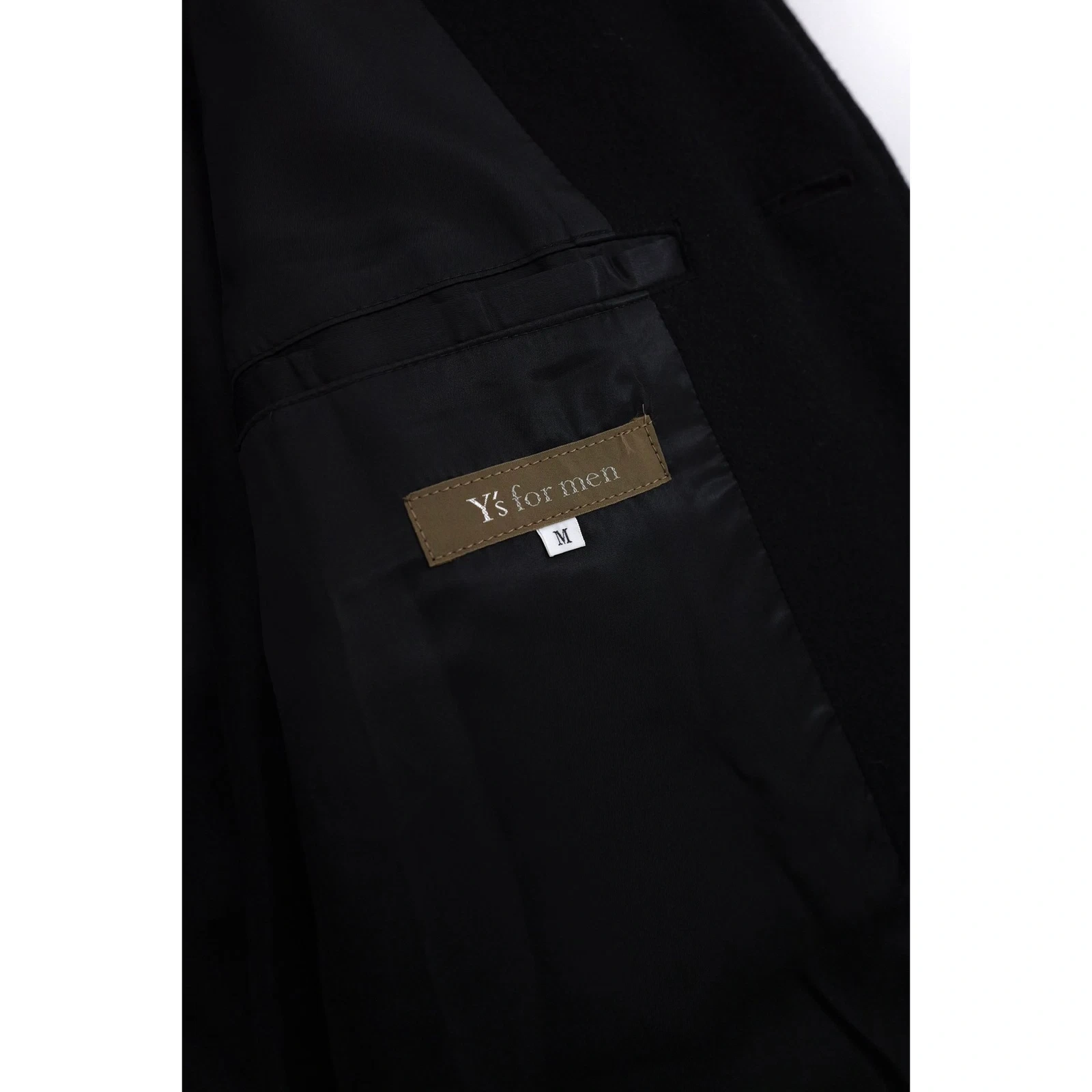 YOHJI YAMAMOTO Blouson en laine Noir vintage, passéist — photo 9