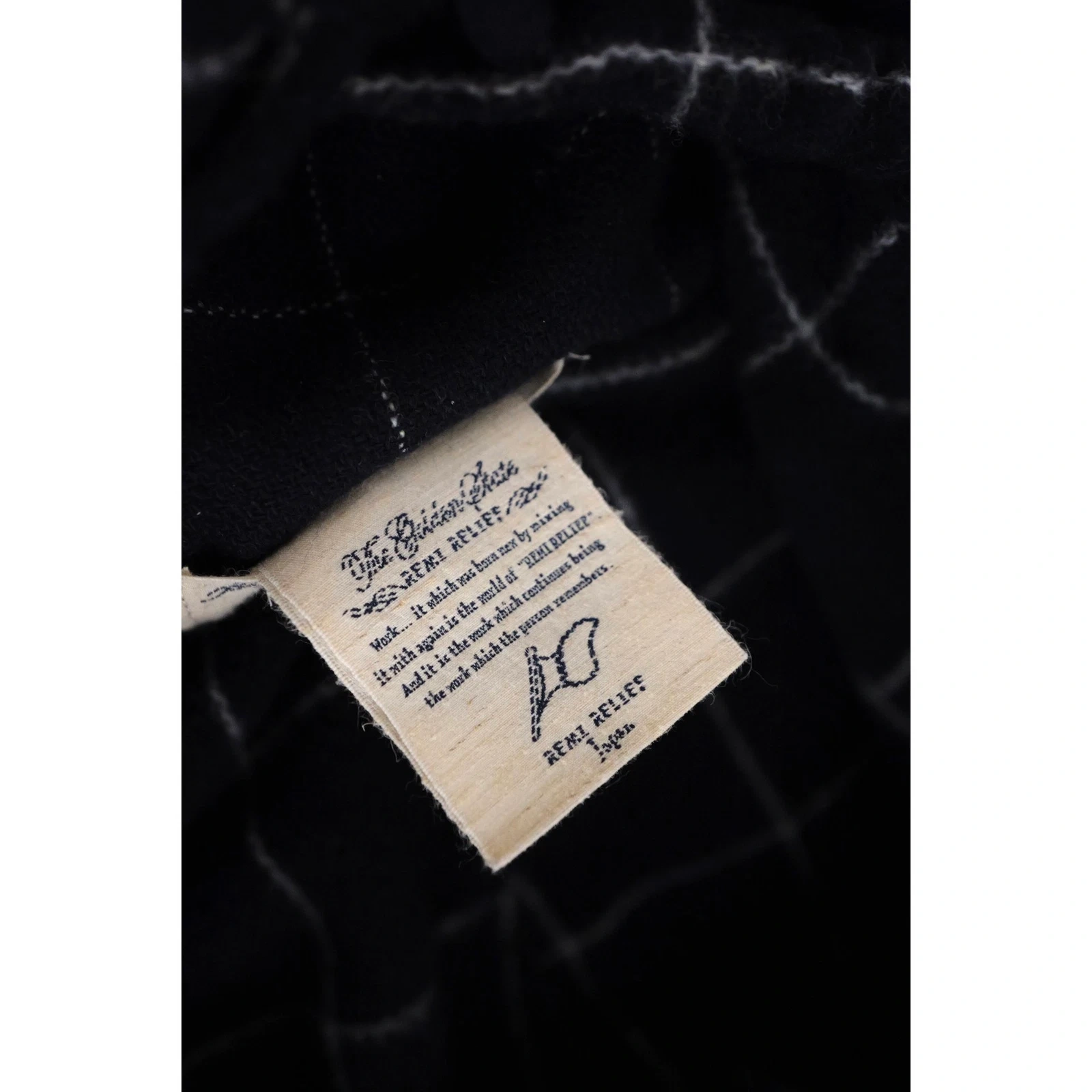 DIVERS Sweat en laine Marine vintage, passéist — photo 6