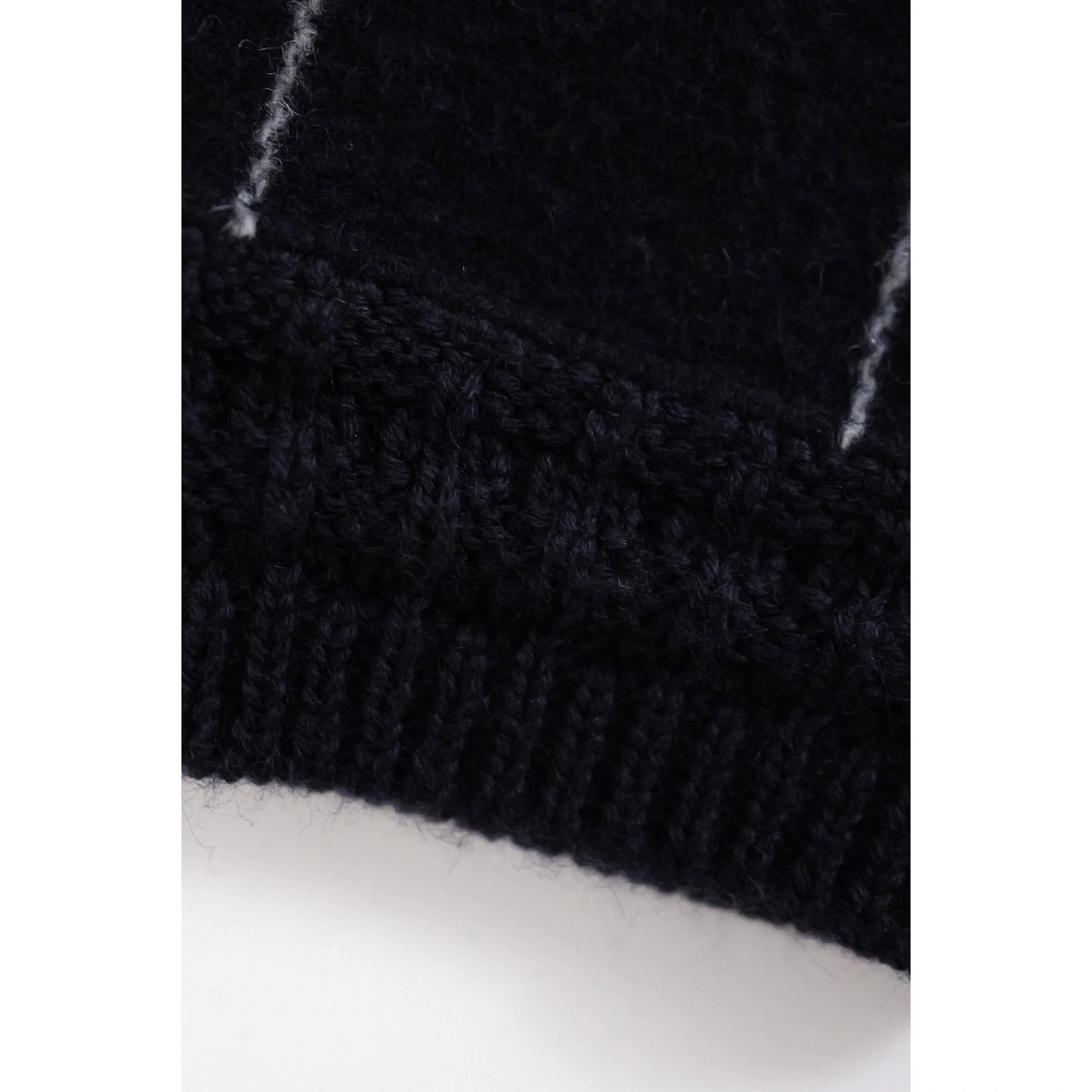DIVERS Sweat en laine Marine vintage, passéist — photo 8
