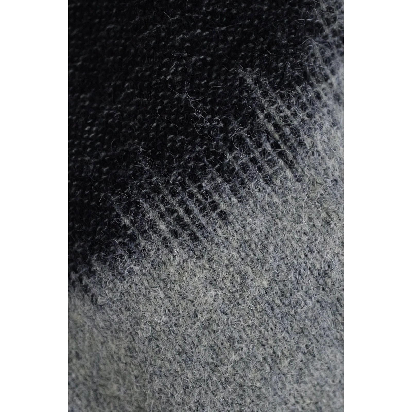 ISSEY MIYAKE Echarpe en laine Anthracite vintage, passéist — photo 8