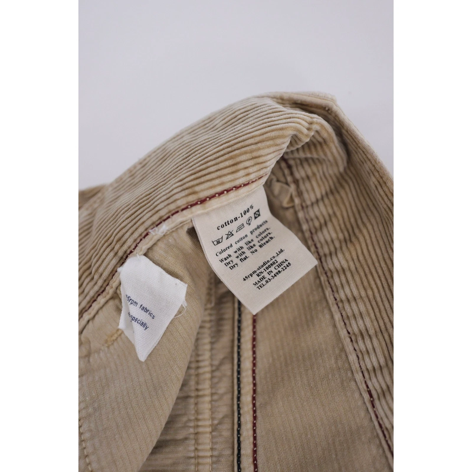 45RPM Pantalon Beige vintage, passéist — photo 10