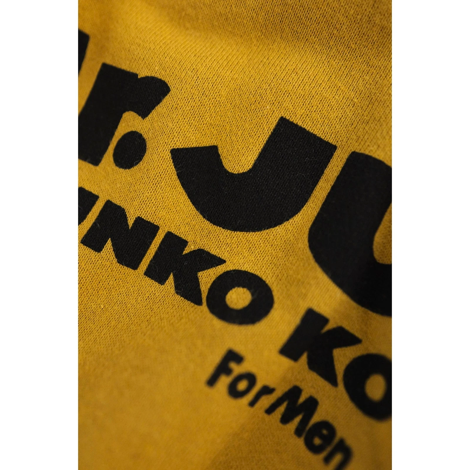 JUNKO KOSHINO Sweat Jaune vintage, passéist — photo 5