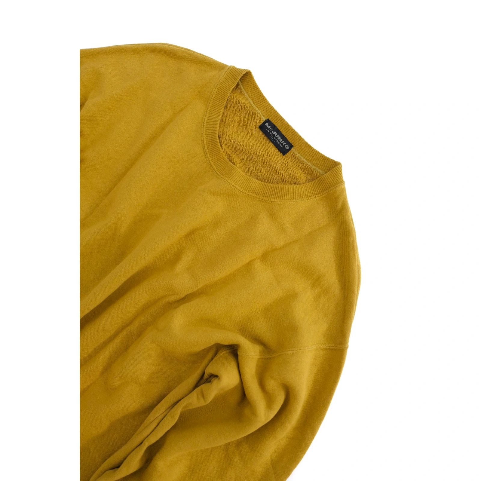 JUNKO KOSHINO Sweat Jaune vintage, passéist — photo 10