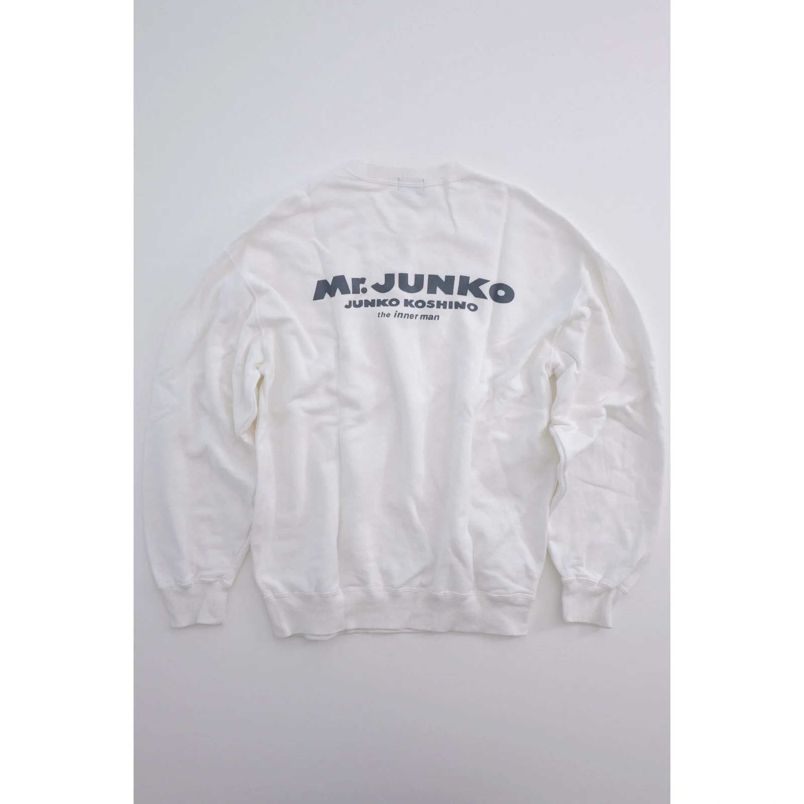 JUNKO KOSHINO Sweat Blanc vintage, passéist — photo 1