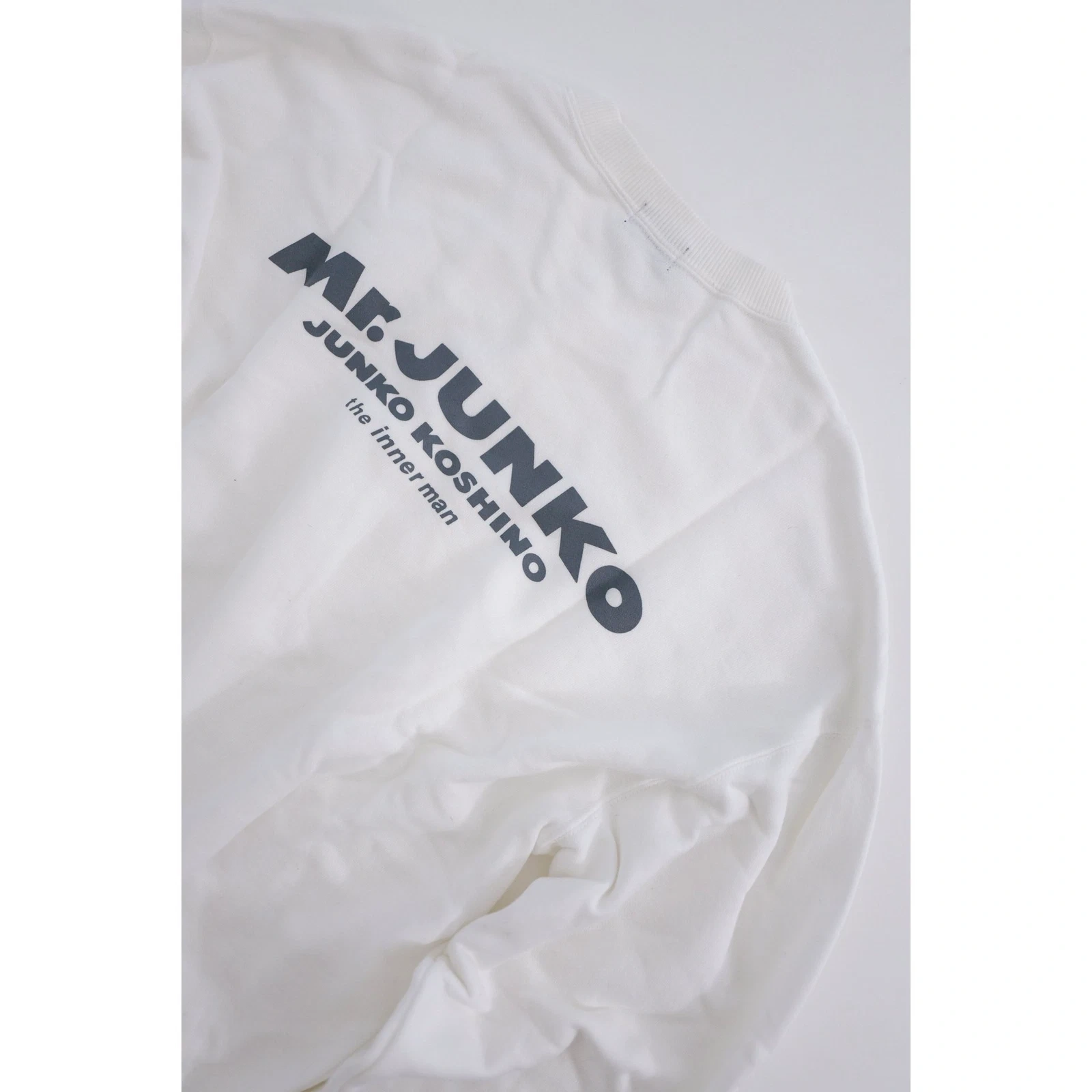 JUNKO KOSHINO Sweat Blanc vintage, passéist — photo 2