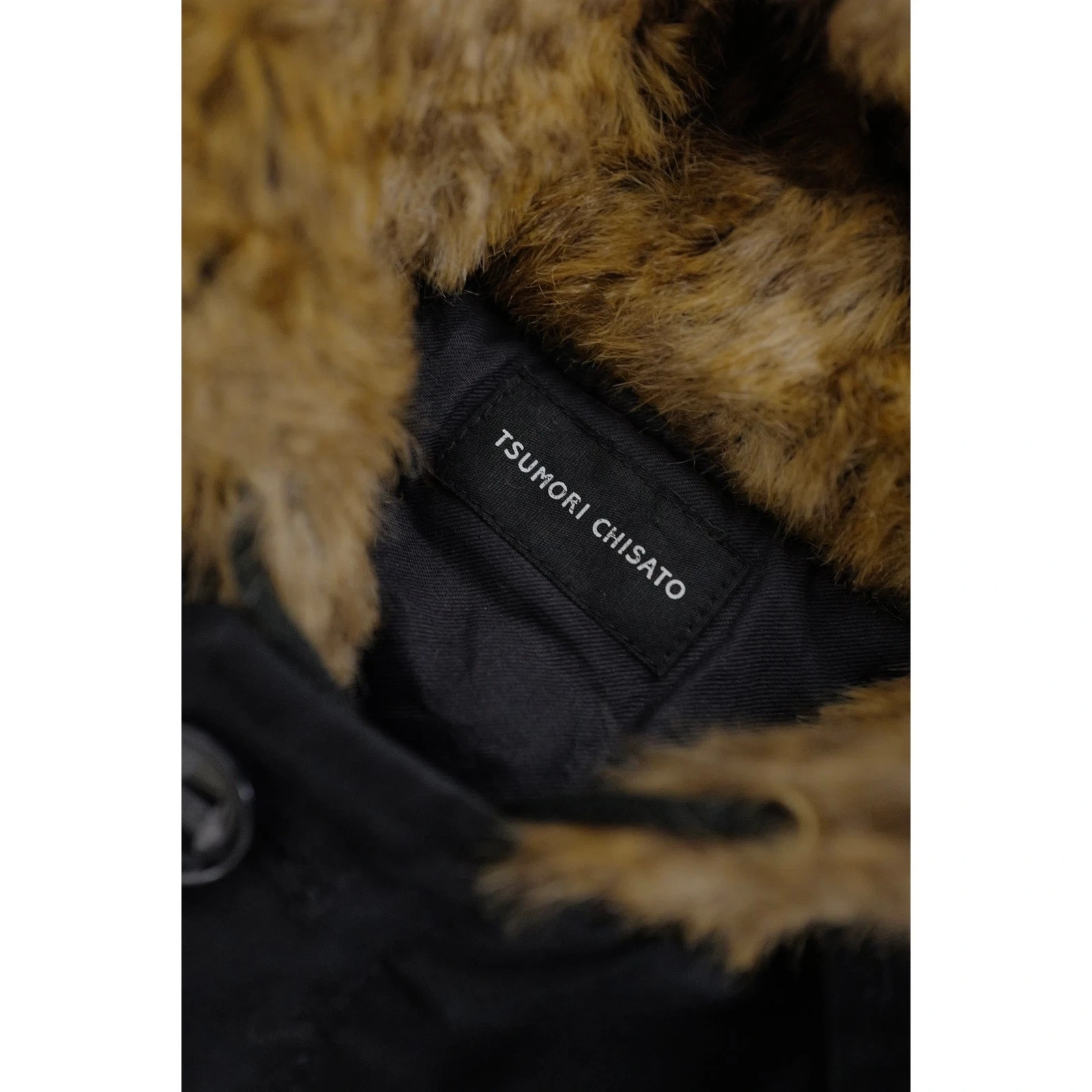 TSUMORI CHISATO Parka Noir vintage, passéist — photo 8