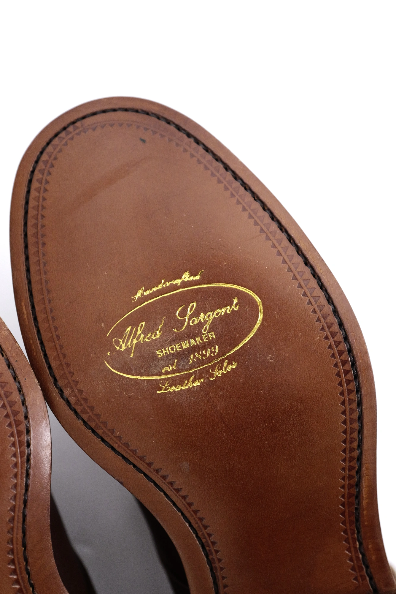 YOHJI YAMAMOTO Derbies en cuir Marron vintage, passéist — photo 10